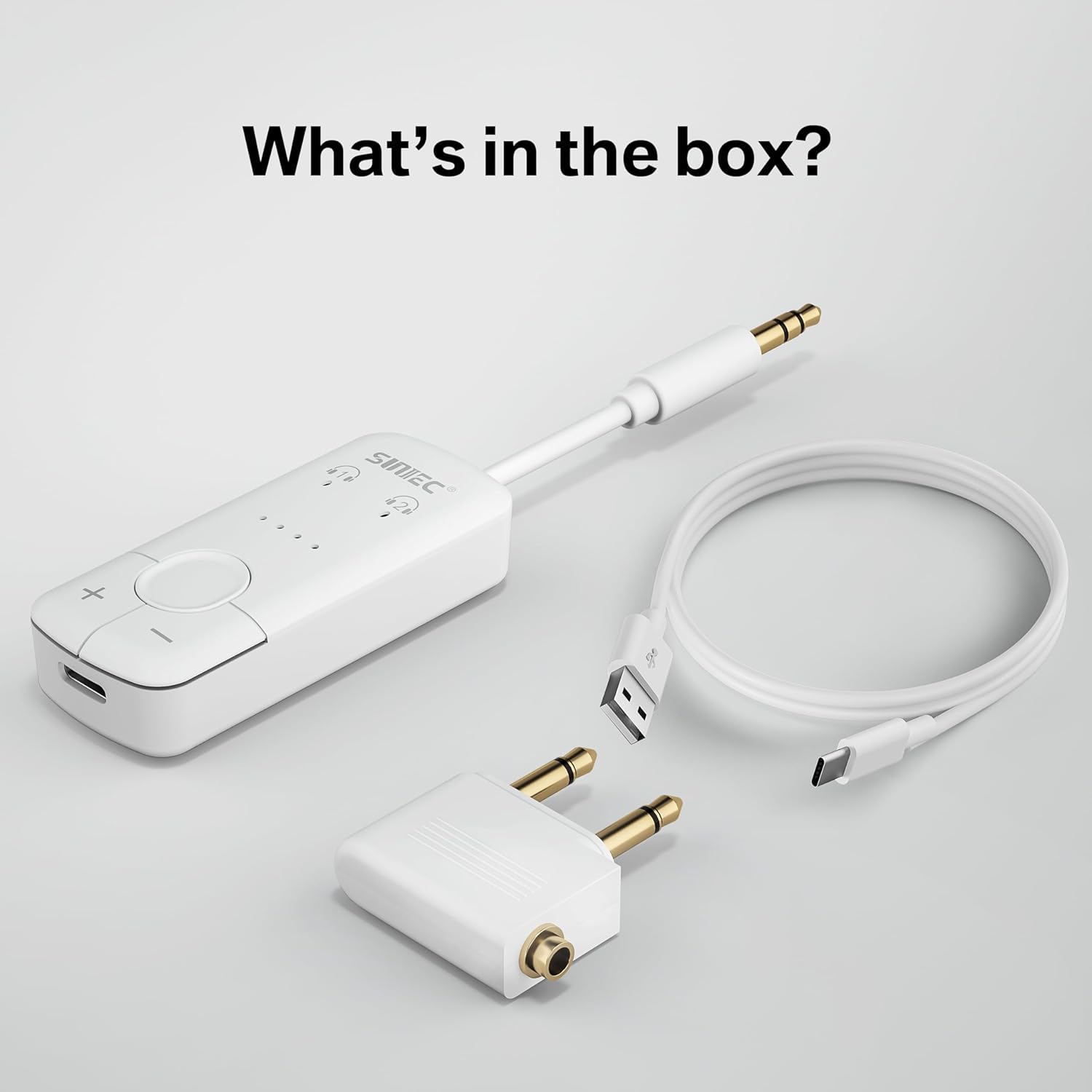 Thumbnail 6 de Airfly Airplane Bluetooth Adapter for Headphones – Dual Transmitter, 3.5mm AUX, 35H Playtime