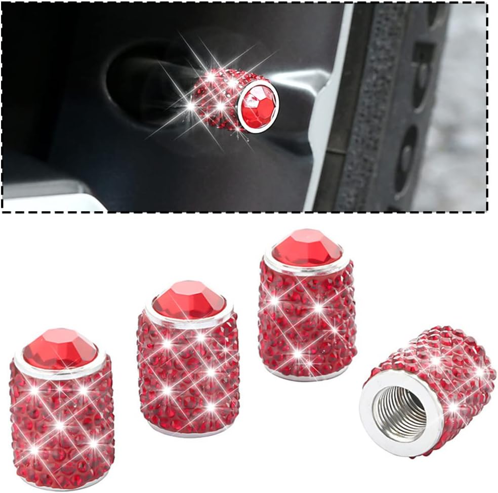 Thumbnail 6 de Zipelo Crystal Rhinestone Tire Valve Stem Caps
