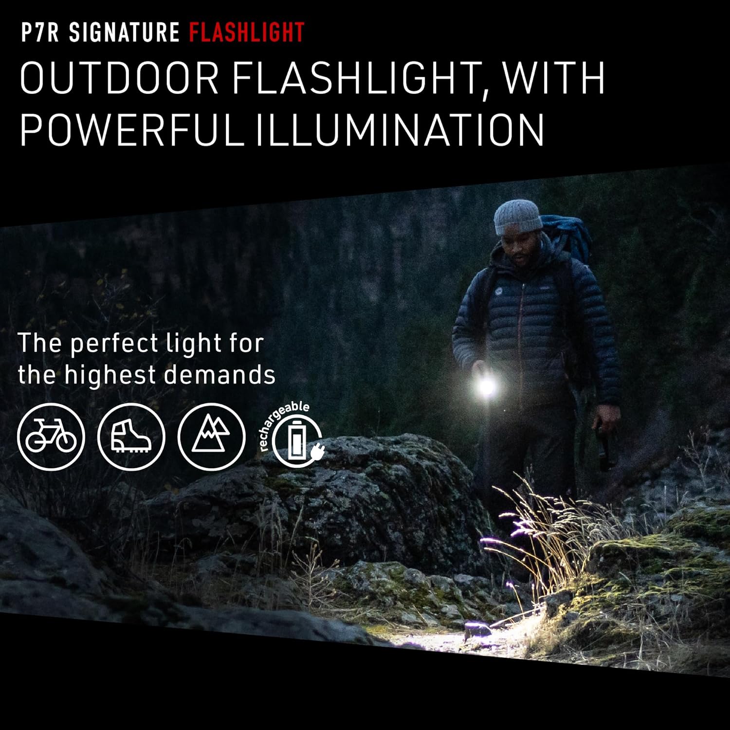 Thumbnail 2 de Ledlenser P7R Signature (2020) rechargeable torch with 2000 lm output, IP68 protection and Smart Light modes
