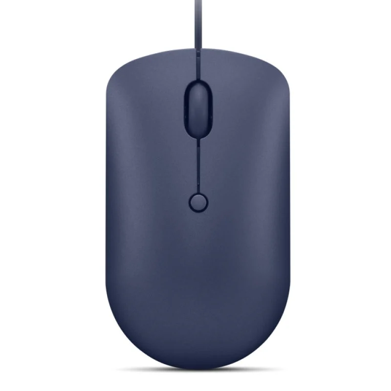 Detalle de Lenovo 540, ratón óptico USB-C de 2400 DPI, azul y ambidiestro