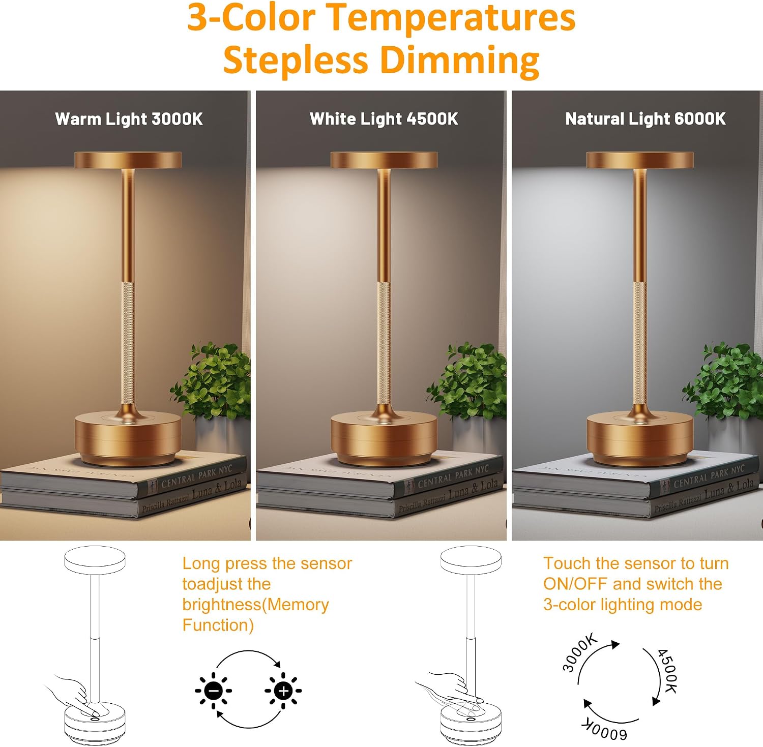 Detalle de Cordless LED Table Lamp 5000mAh