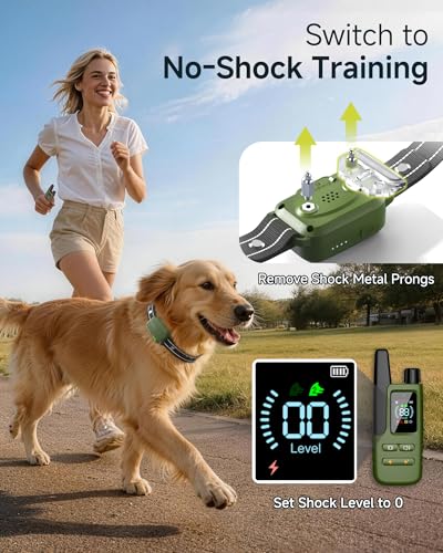 Detalle 2 de HapTop Dog Shock Collar - 4500FT Remote Training System for 10-120lb Dogs