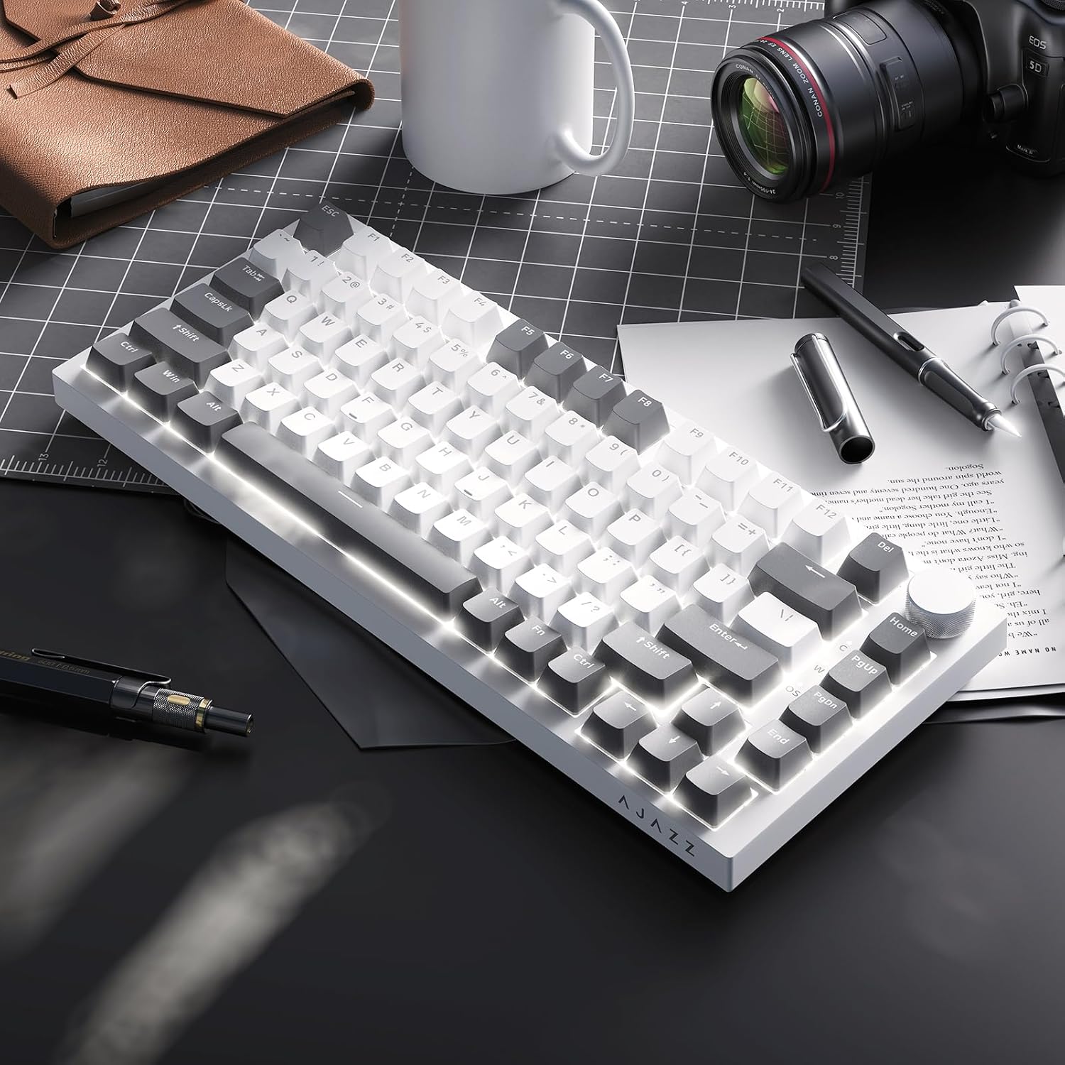 Thumbnail 6 de AJAZZ AK820 75% mechanische Tastatur mit Lautstärkeregler ⌨