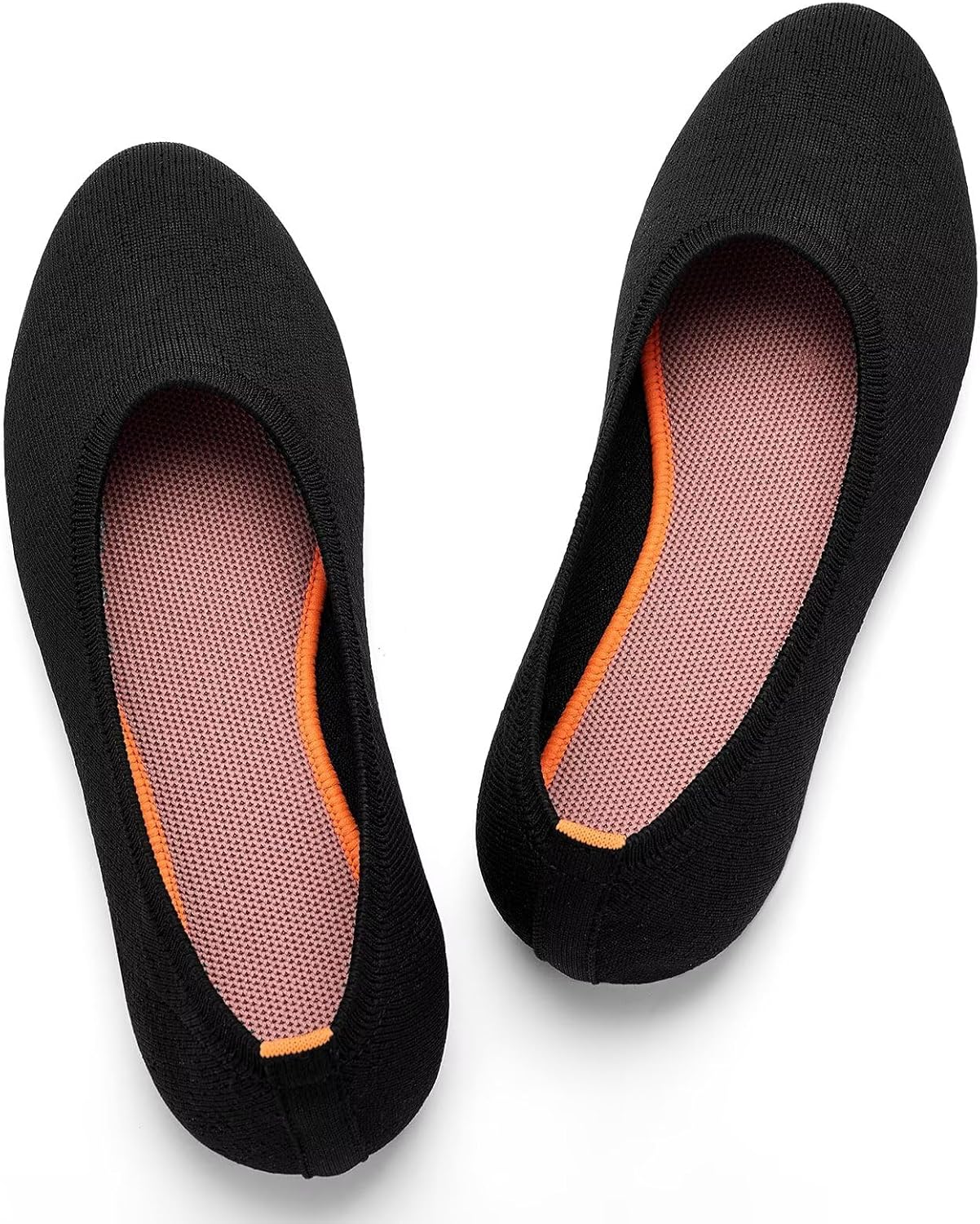 Thumbnail 4 de Puxowe Damen Ballerina Runde Zehe Flaches Schuhwerk mit Memory-Foam, Slip-On und rutschfester Sohle