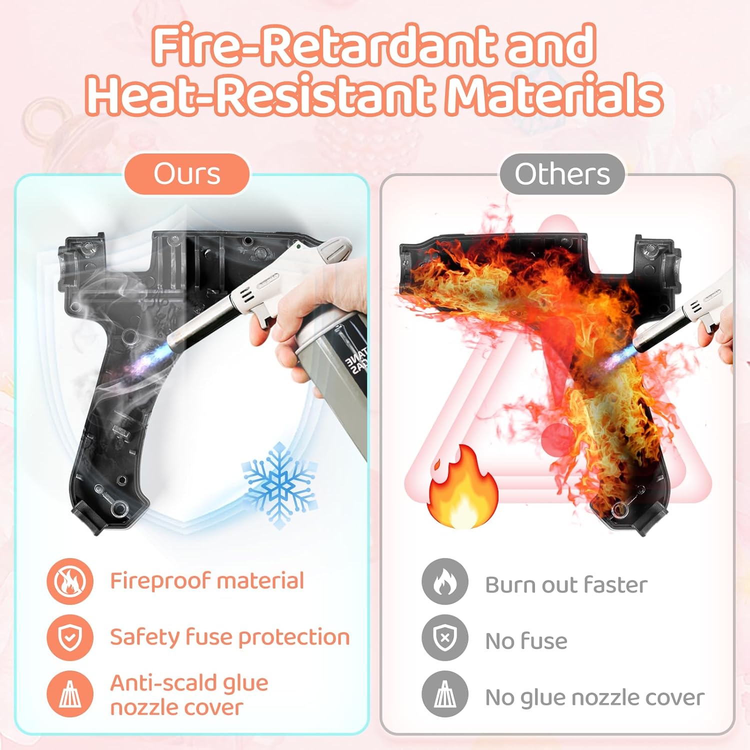 Thumbnail 2 de Fireproof Hot Glue Gun 20W with 30 Sticks