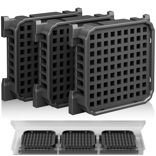 Lot de 3 filtres à charbon actif Fresh Air pour réfrigérateurs Liebherr – compatible 9096989, 988246000, 988246001 et autres