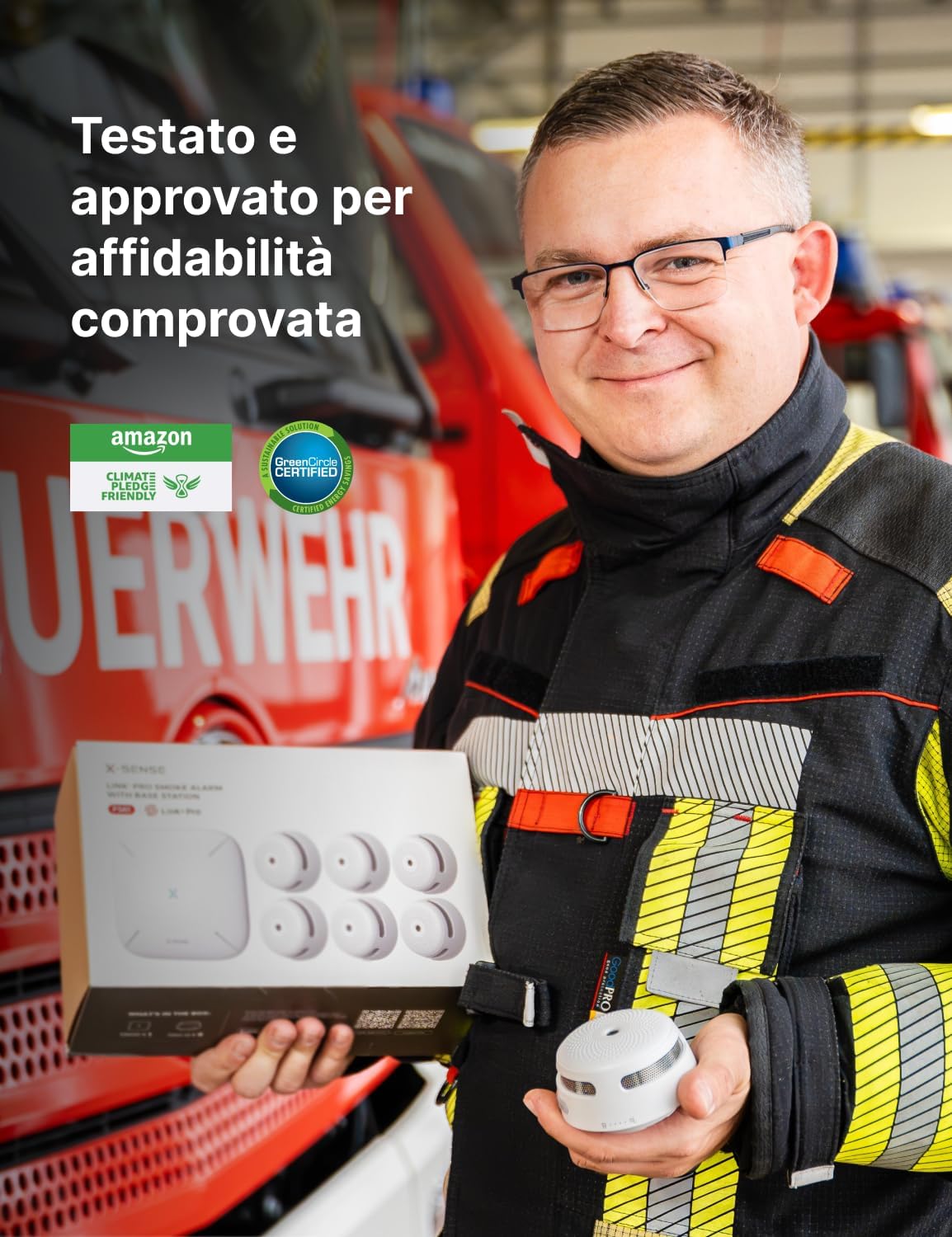 Thumbnail 1 de X-Sense FS61 Rilevatori di fumo intelligenti 6+1