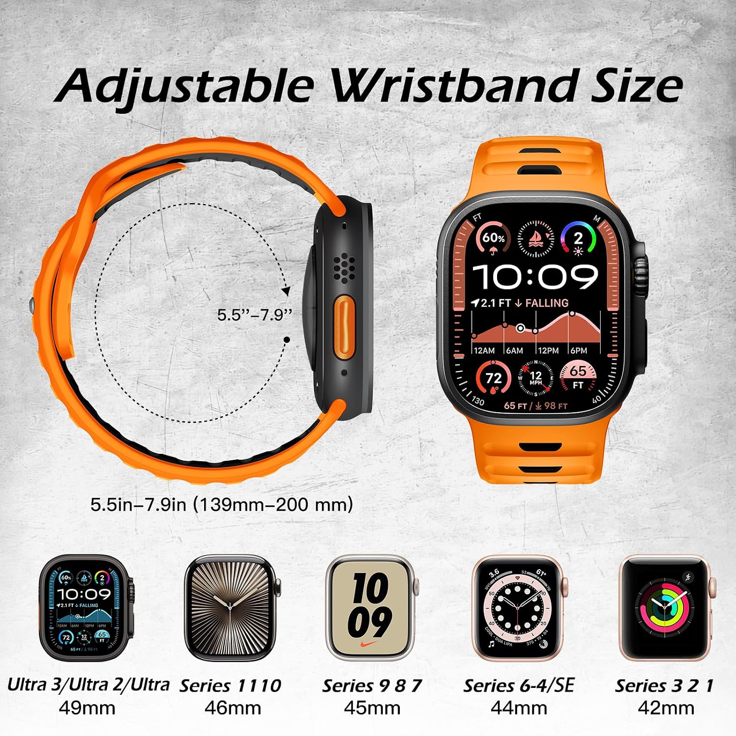 Detalle 2 de Higgs Sport Armband für Apple Watch Ultra