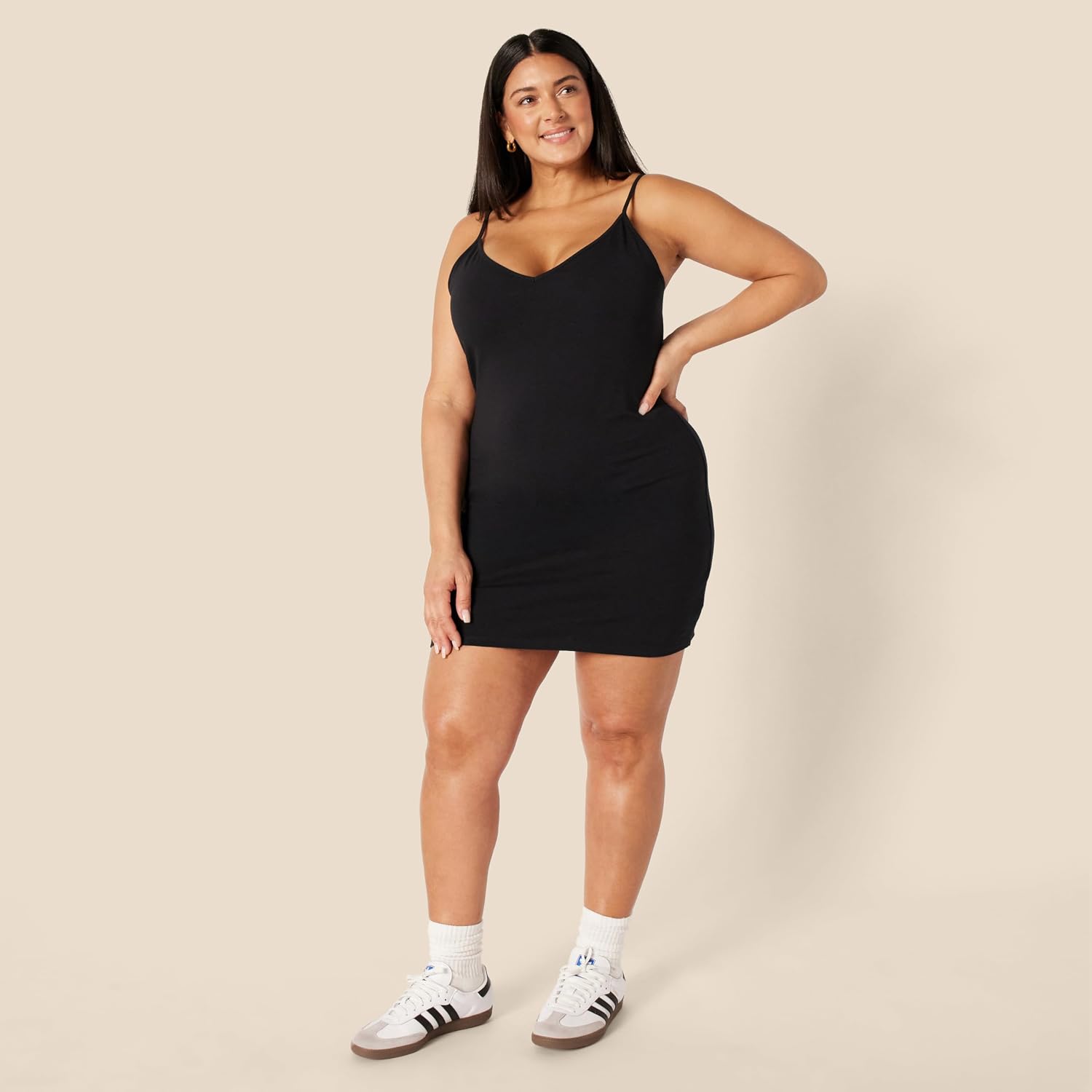 Detalle 2 de Amazon Essentials Slim Fit Slip Dress 2-Pack