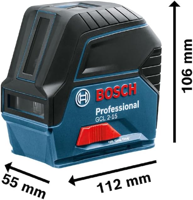 Thumbnail 4 de Bosch Professional GCL 2-15 livella laser multifunzione a croce con punti a piombo (laser rosso), raggio 15 m, per interni