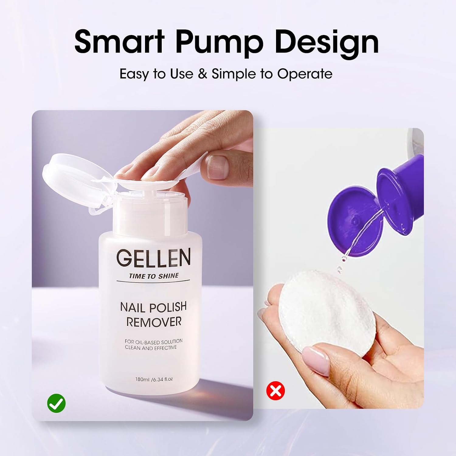 Detalle 2 de Gellen Nail Polish Remover 6.09 fl oz ๐