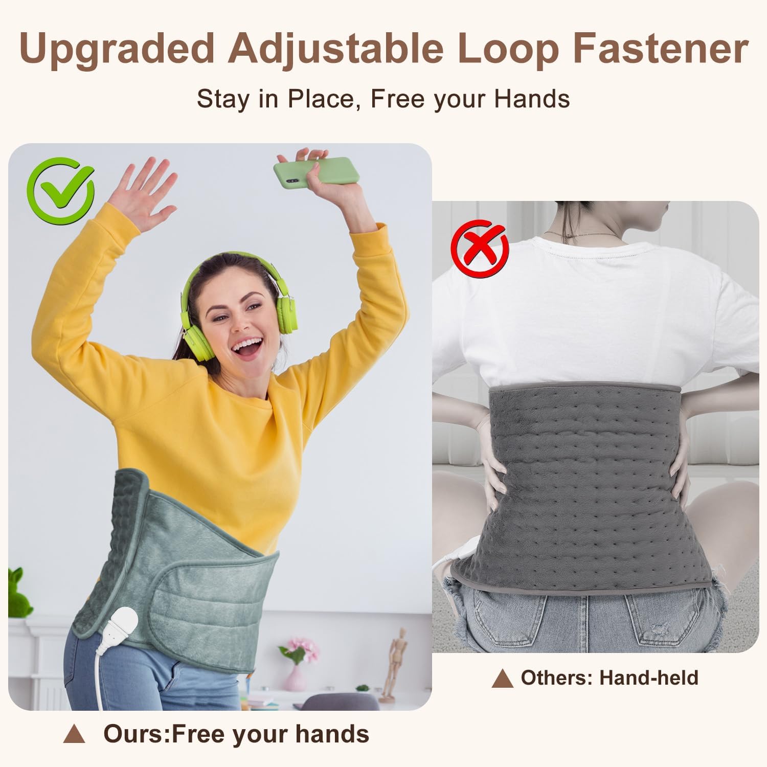 Detalle 2 de IGXHAVIZ Heating Pad with Adjustable Belt