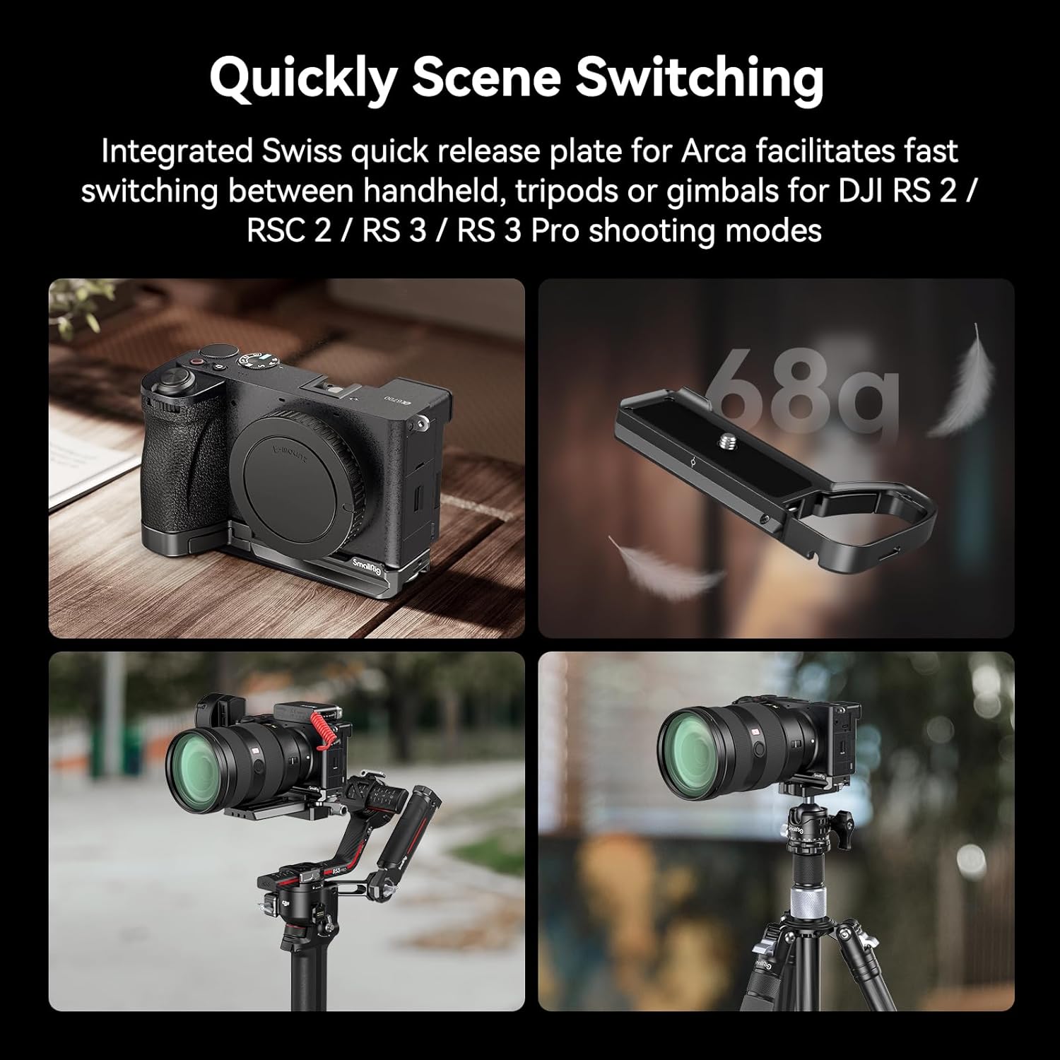 Thumbnail 2 de SMALLRIG A6700 Plaque de base pour Sony Alpha 6700