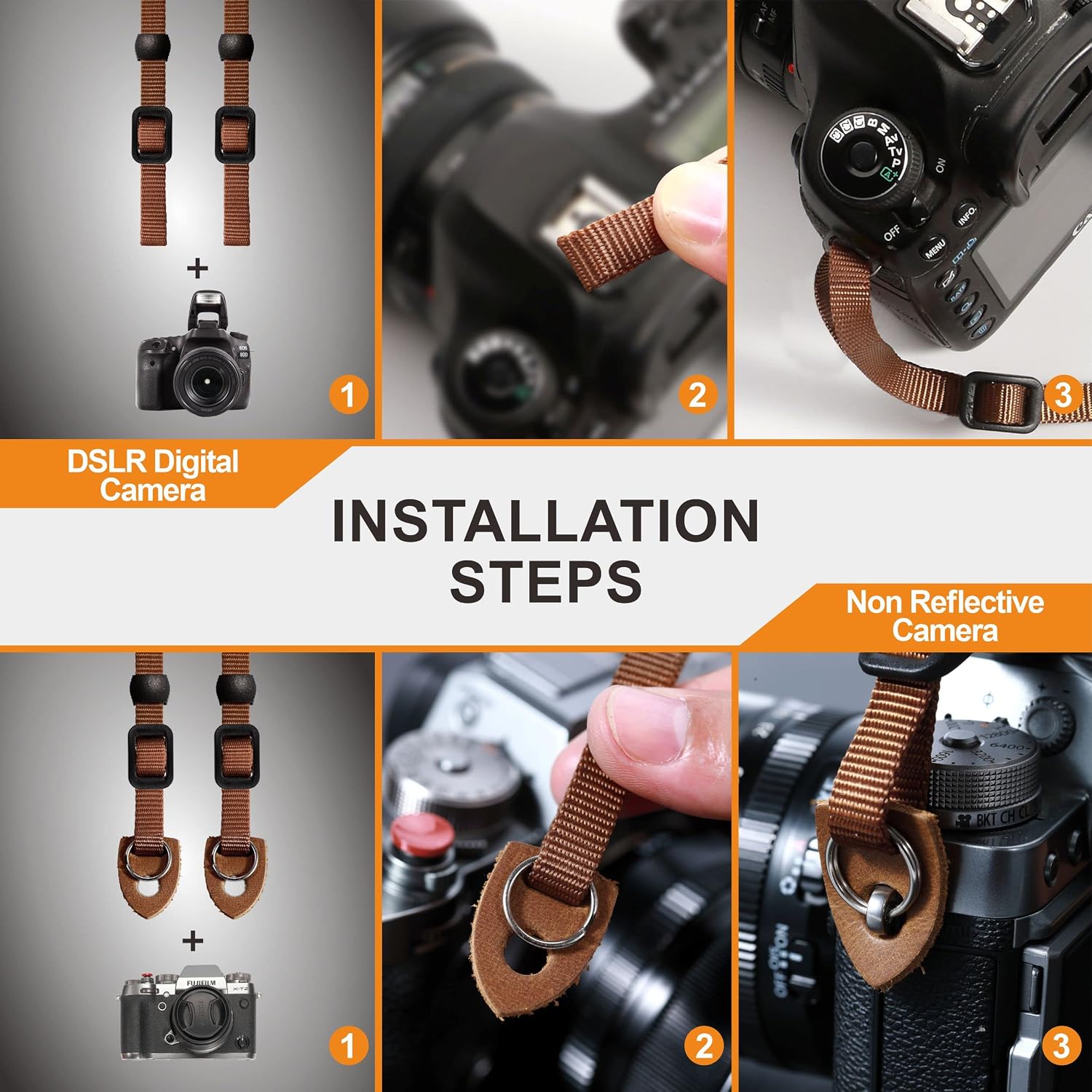 Thumbnail 6 de Padwa Stripe Camera Strap 1.5" Wide