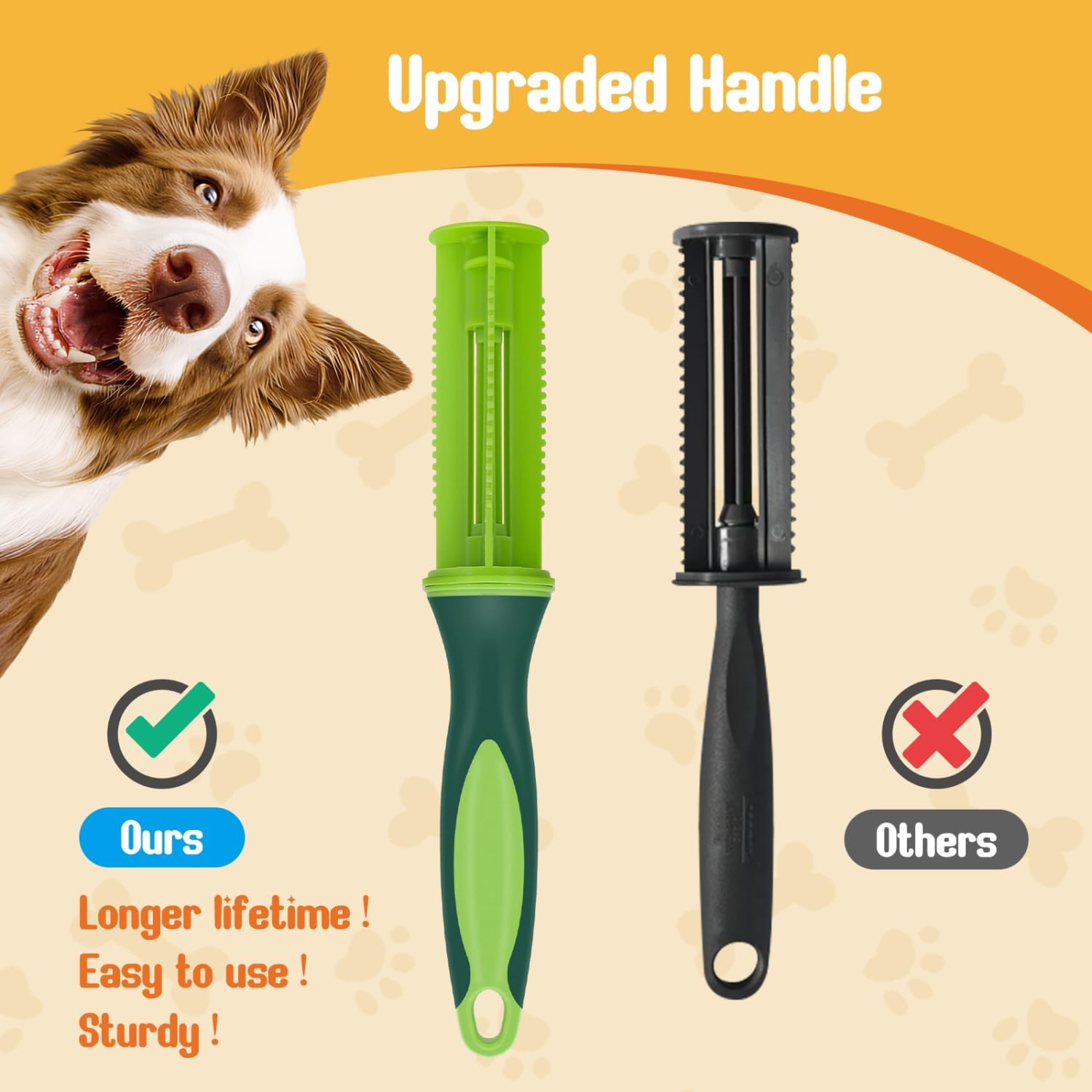 Thumbnail 3 de Nobleza Rullo leva peli Animali Extra appiccicosi con 330 fogli (110 fogli per ricarica)