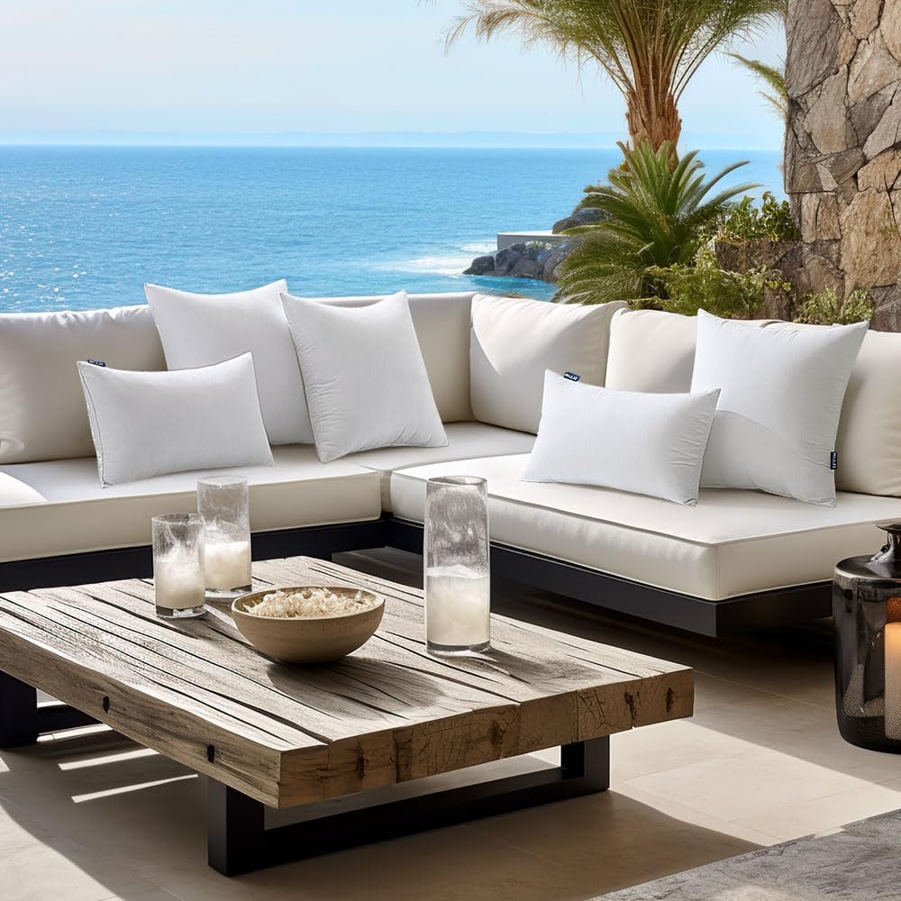 Detalle 2 de MIULEE Outdoor Pillow Inserts 26x26