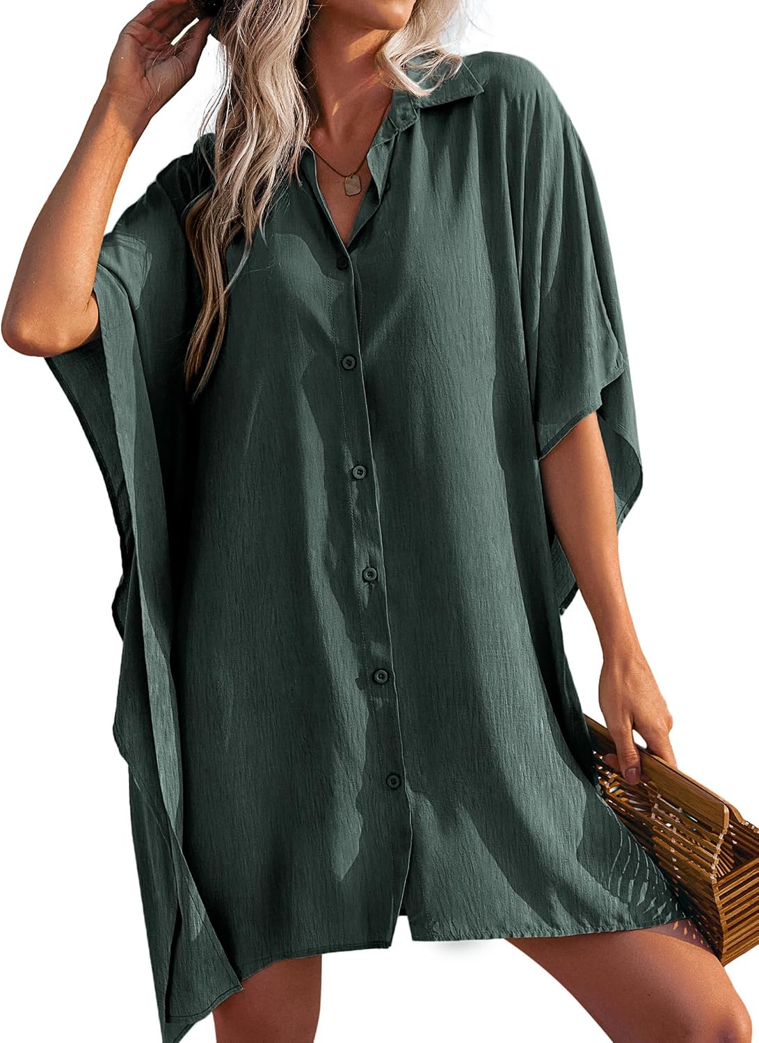 Thumbnail 6 de Ekouaer Swimsuit Cover-Up Shirt