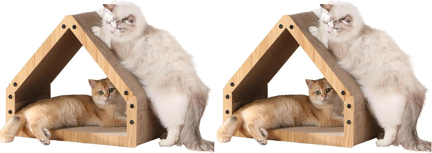 Thumbnail 6 de FUKUMARU Griffoir pour Chat 42 cm Maison đ±