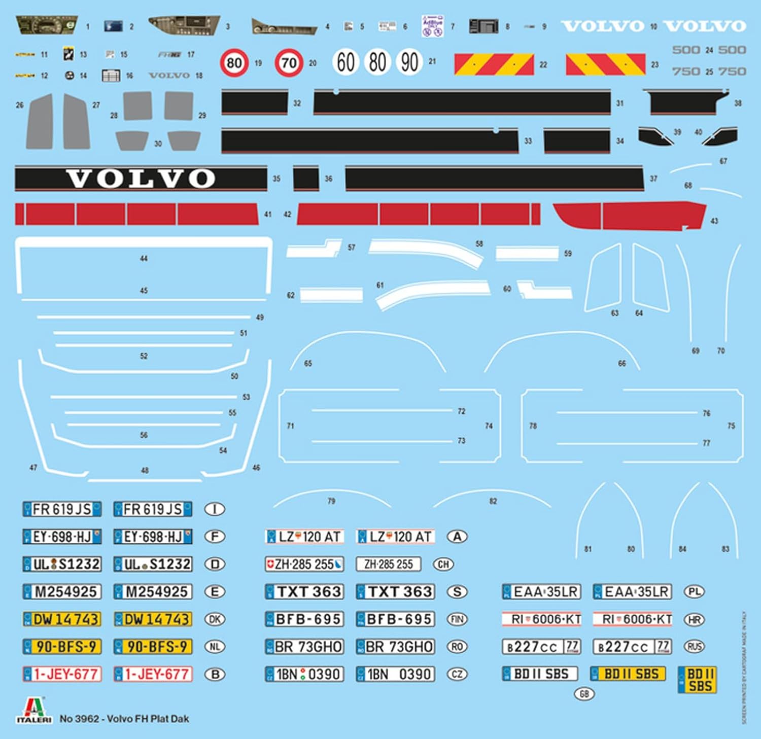 Thumbnail 2 de Italeri 3962 Volvo FH Plat Dak – plastikowy zestaw modelarski ciężarówki 1:24