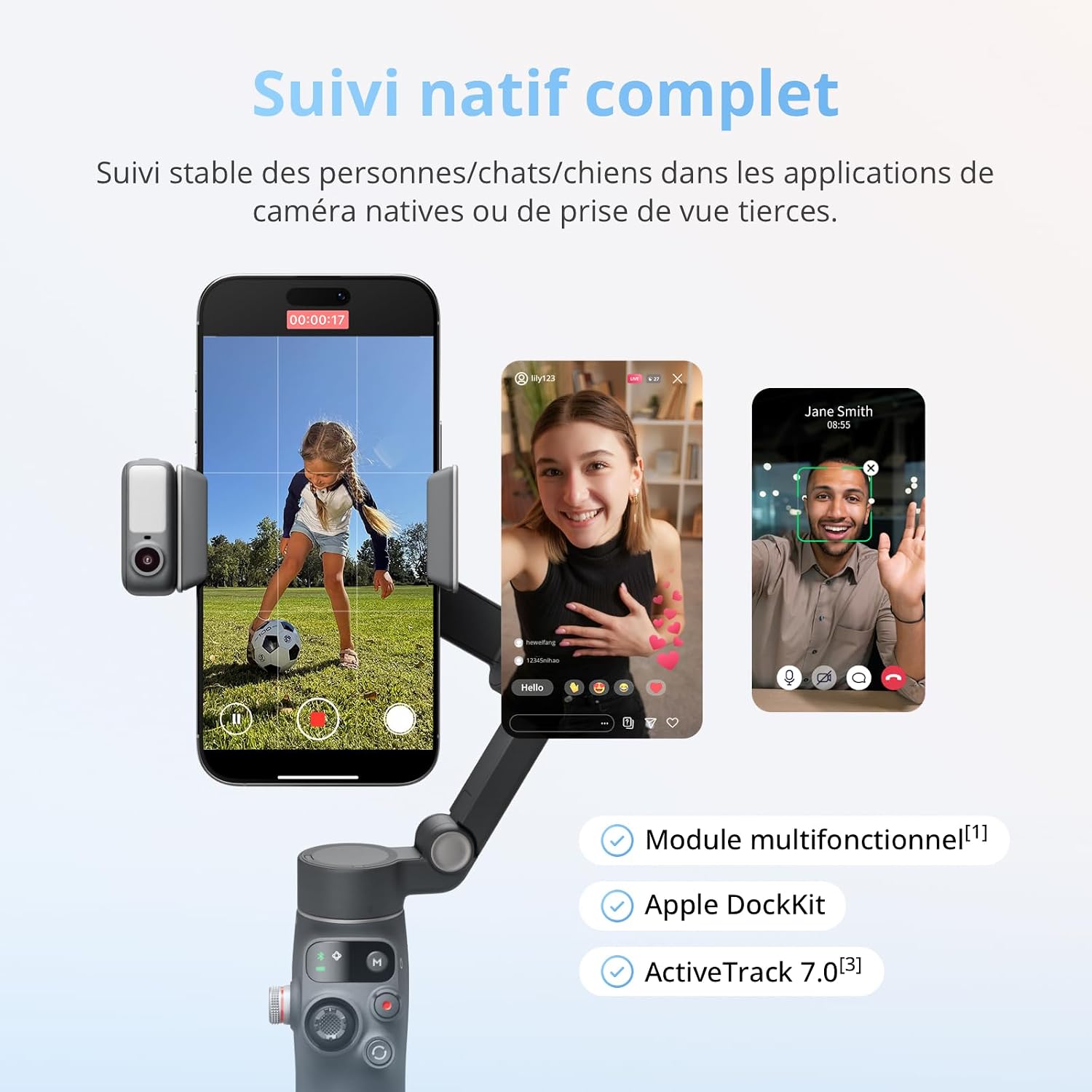 Detalle 2 de DJI Osmo Mobile 8 stabilisateur 360°