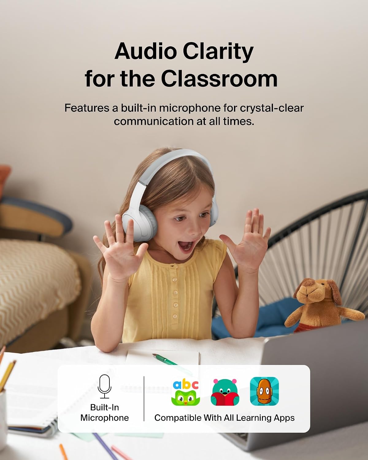 Thumbnail 4 de Belkin SoundForm Mini Kids Wireless Headphones 30H