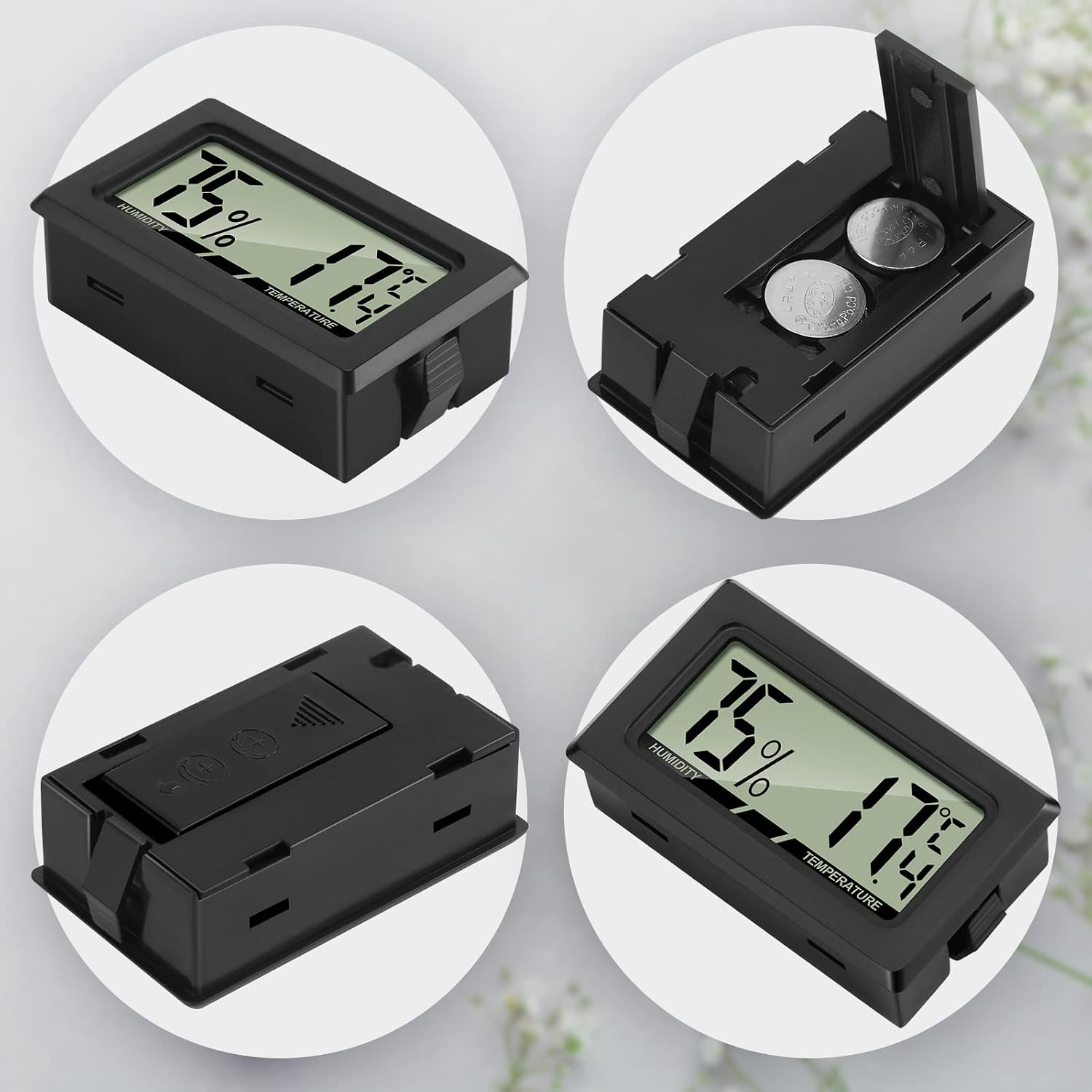 Thumbnail 5 de Thlevel Mini Thermo-Hygrometer 8er-Set für Innenräume 🌡