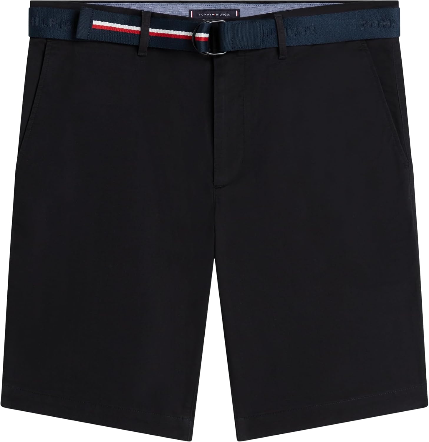 Detalle de Tommy Hilfiger Denton Shorts 9.5" Twill mit Gürtel – Mw0mw42349