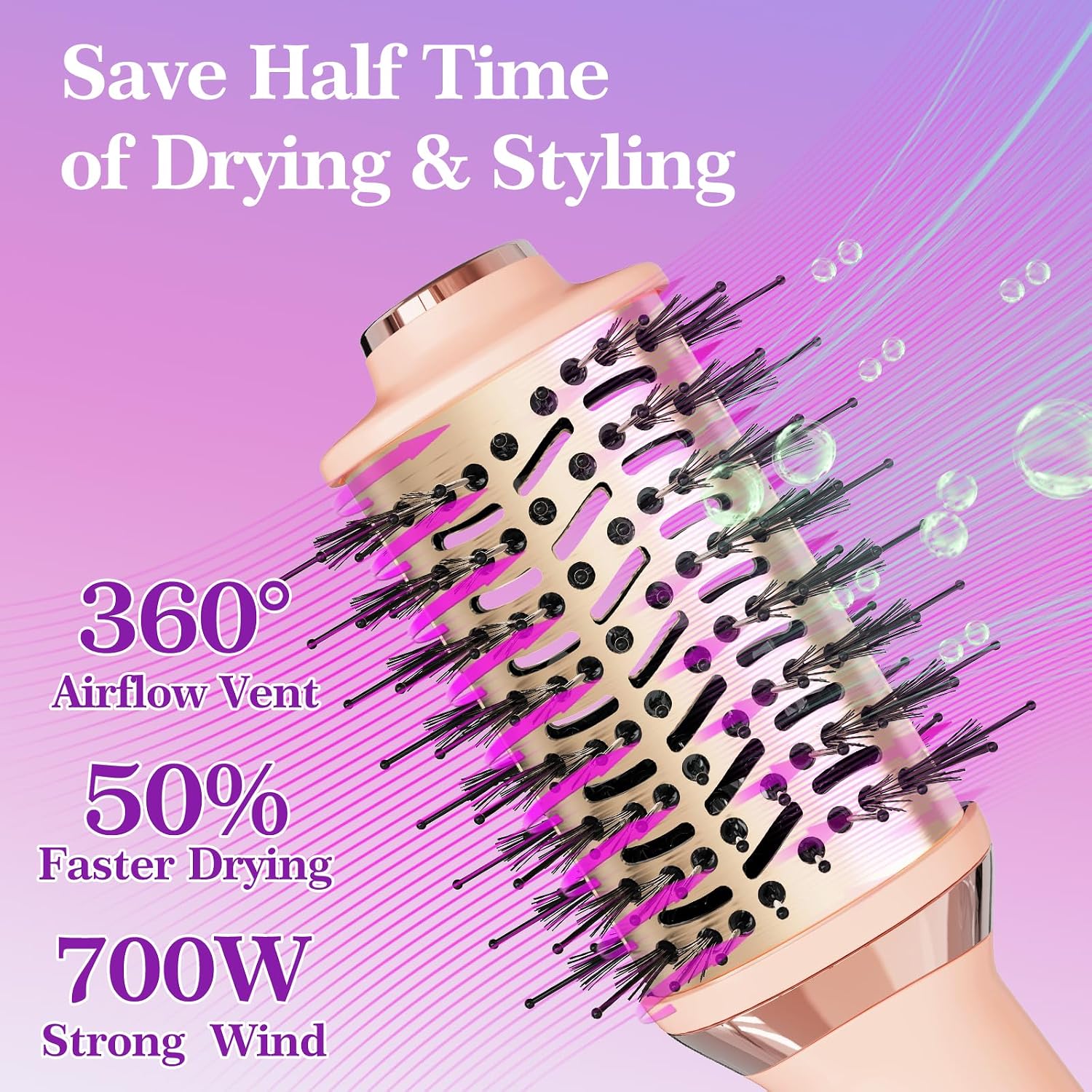 Thumbnail 4 de Voseki 4-in-1 Hair Dryer Brush โ Mini Oval Hot Air Brush ๐