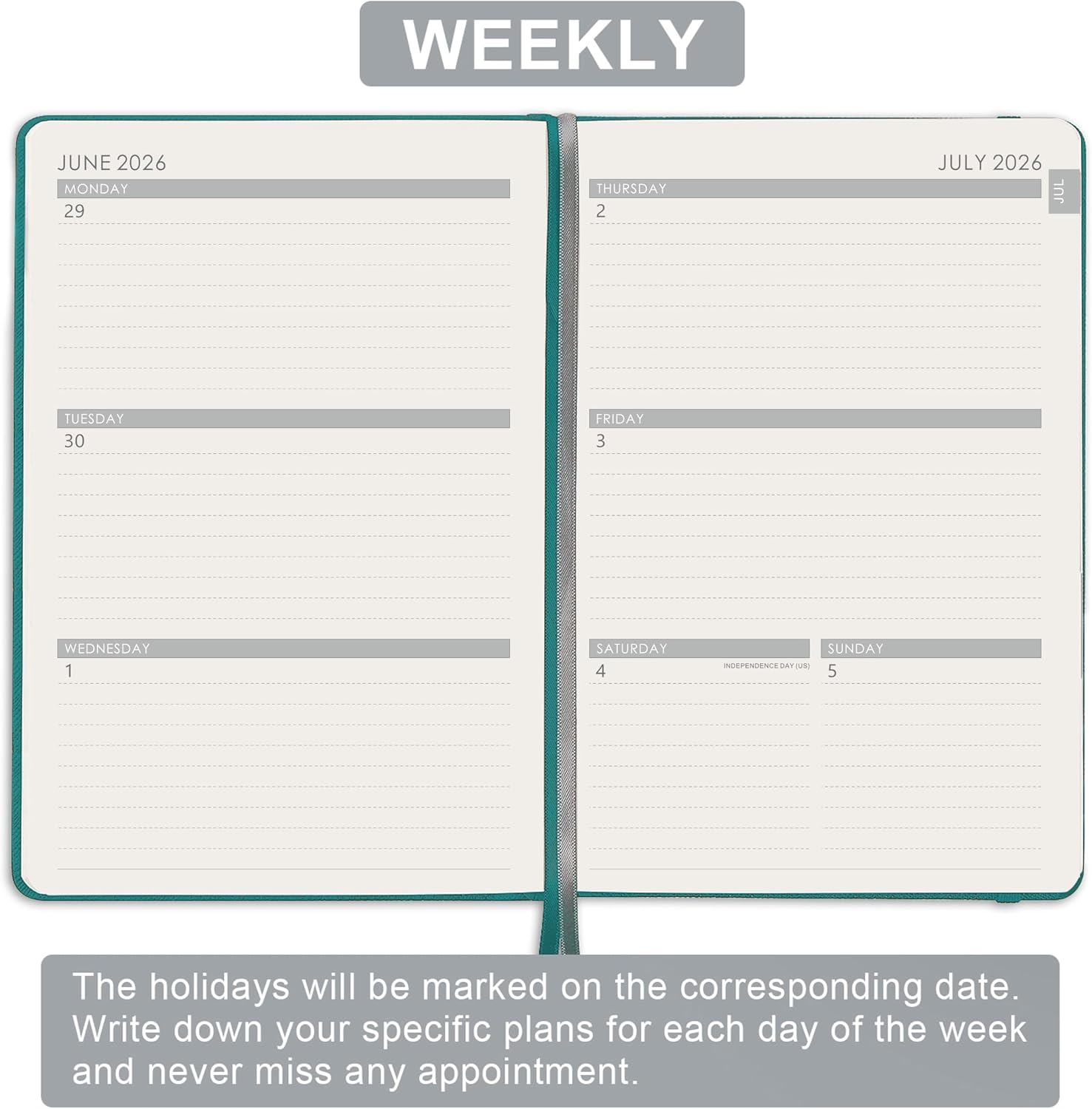 Detalle de Academic Planner, 2026–2027