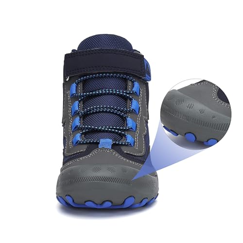 Detalle 2 de Mishansha Kinder-Wanderschuhe 32EU, blau, leicht und rutschfest