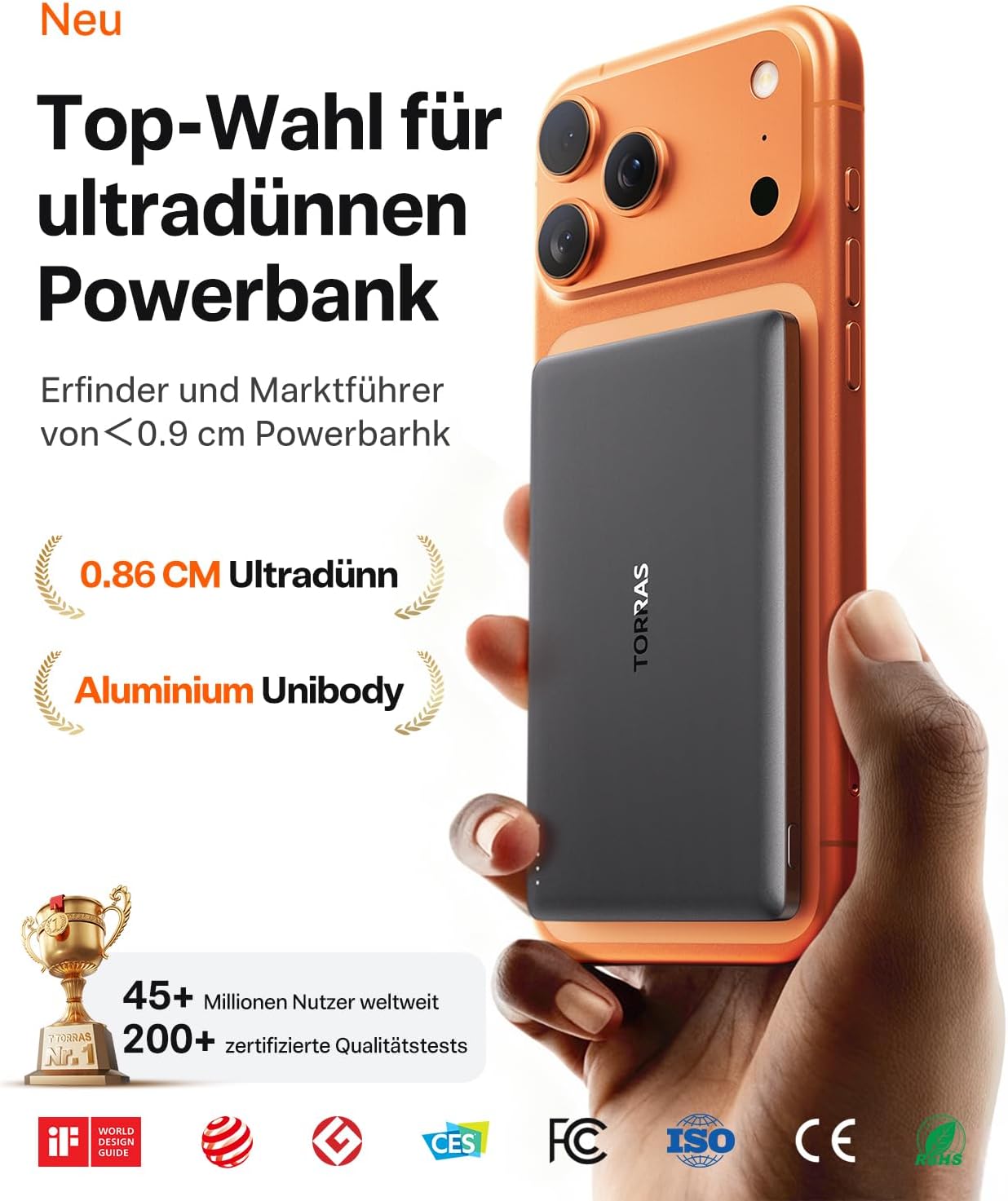 Thumbnail 1 de TORRAS MiniMag Ultra Slim Powerbank für Magsafe 5000 mAh
