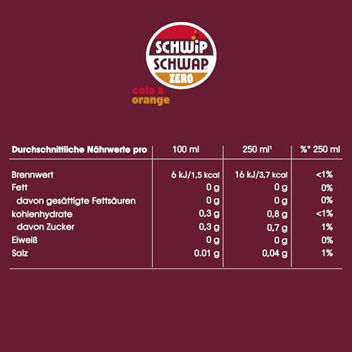 Thumbnail 1 de Schwip Schwap Zero Orange 6x1,75l – Zuckerfrei, koffeinhaltig, 10,5 l Gesamtinhalt