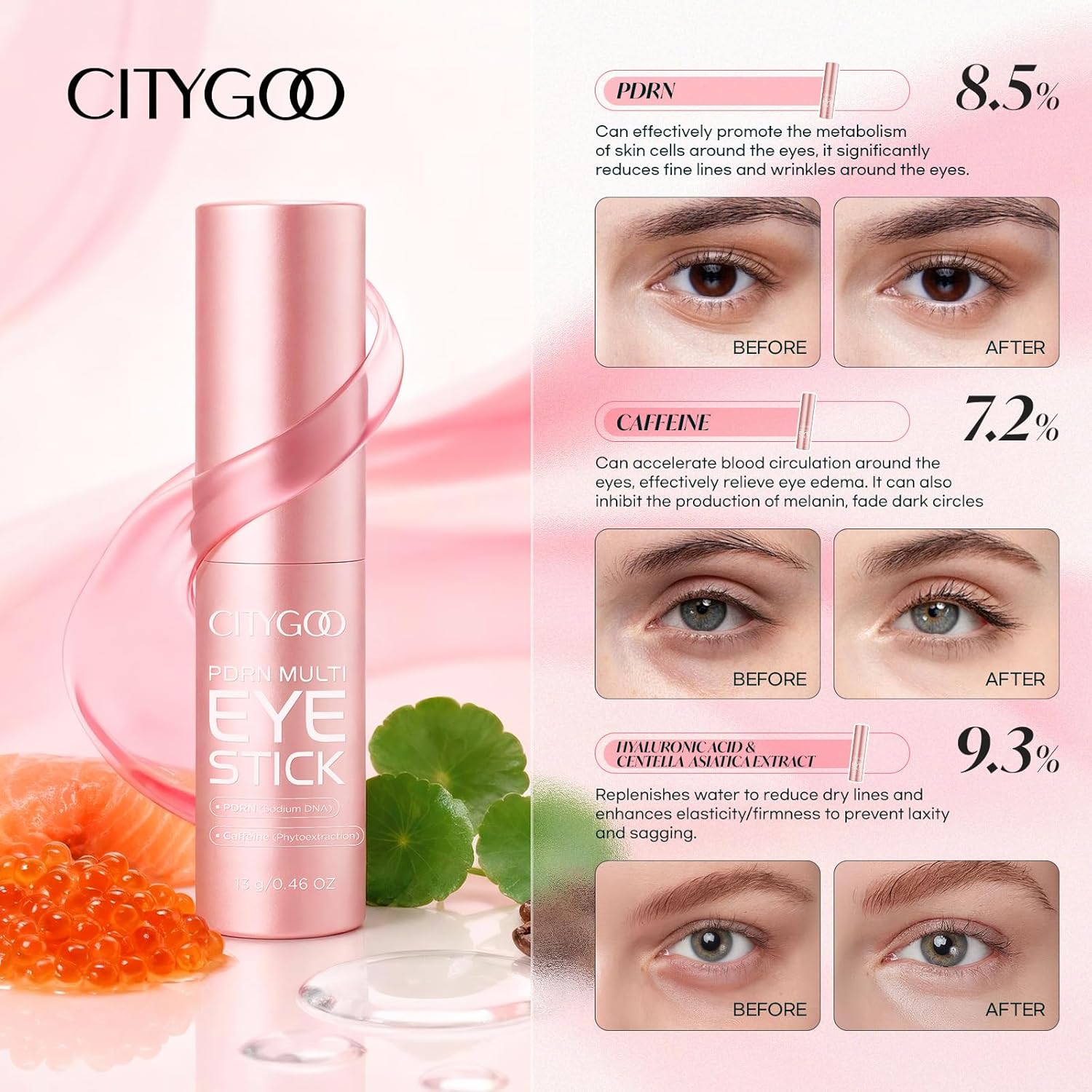 Thumbnail 2 de CITYGOO PDRN Volume Multi Balm: Caffeine & Volufiline for Eyes, Face & Neck