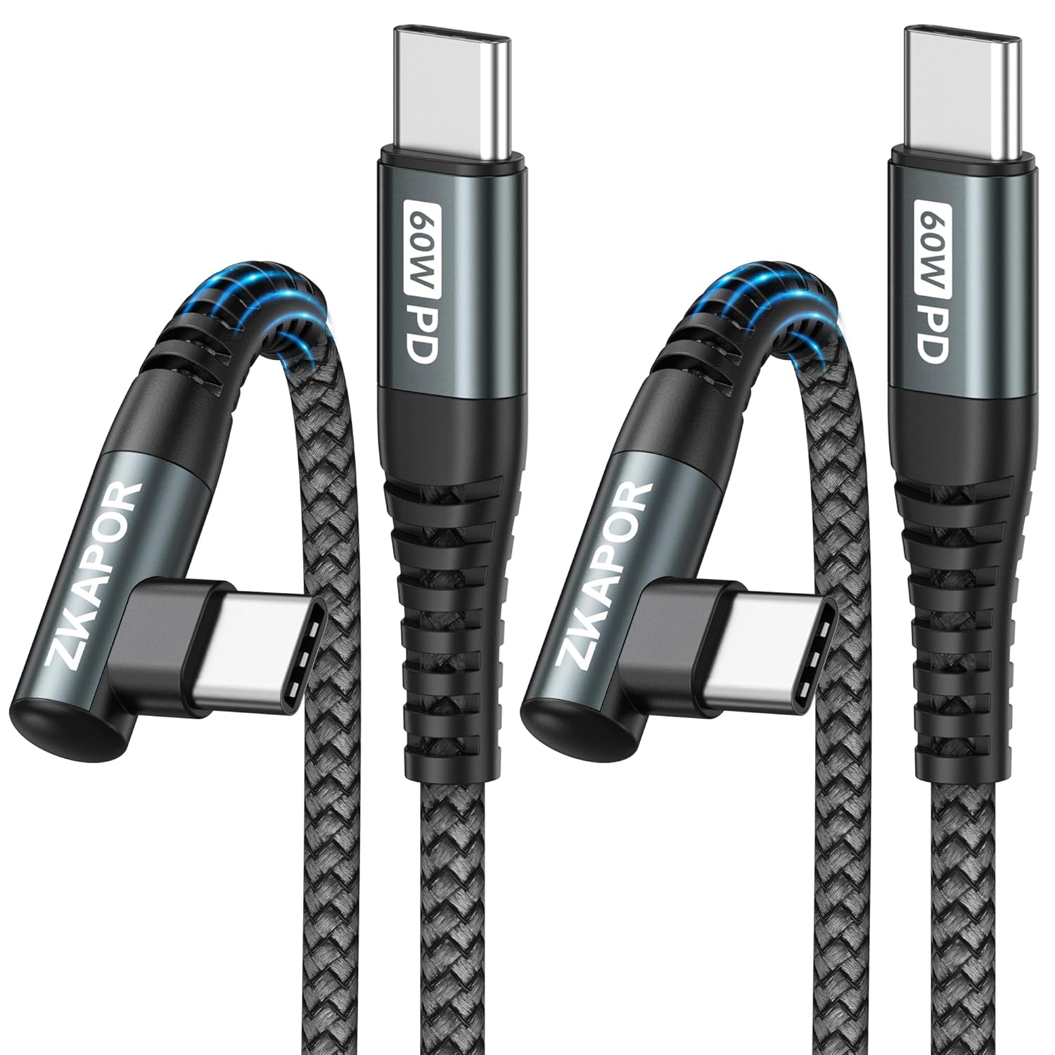 Detalle de ZKAPOR USB C to USB C Cable 3m