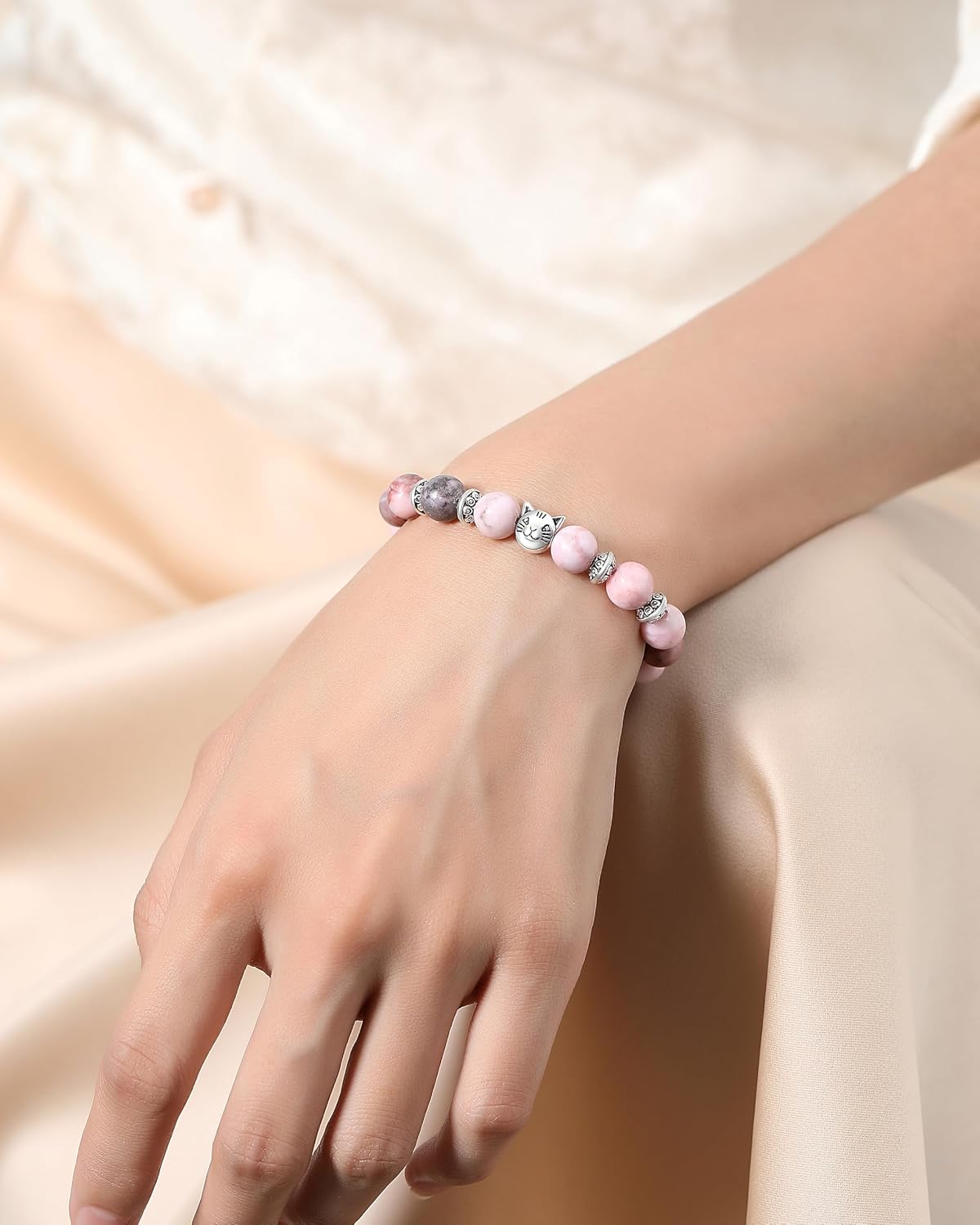 Thumbnail 3 de AWARDSEN 8 mm Animal Themed Crystal Bracelet for Women