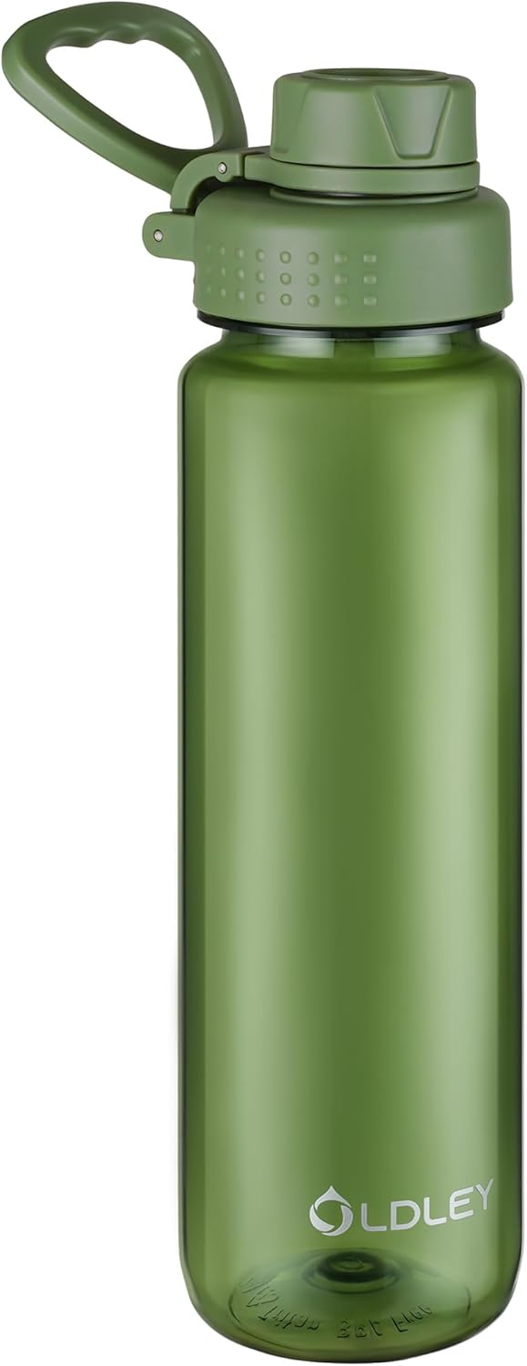 Thumbnail 6 de OLDLEY 1L BPA-free Tritan water bottle with screw lid and carry loop (clear)