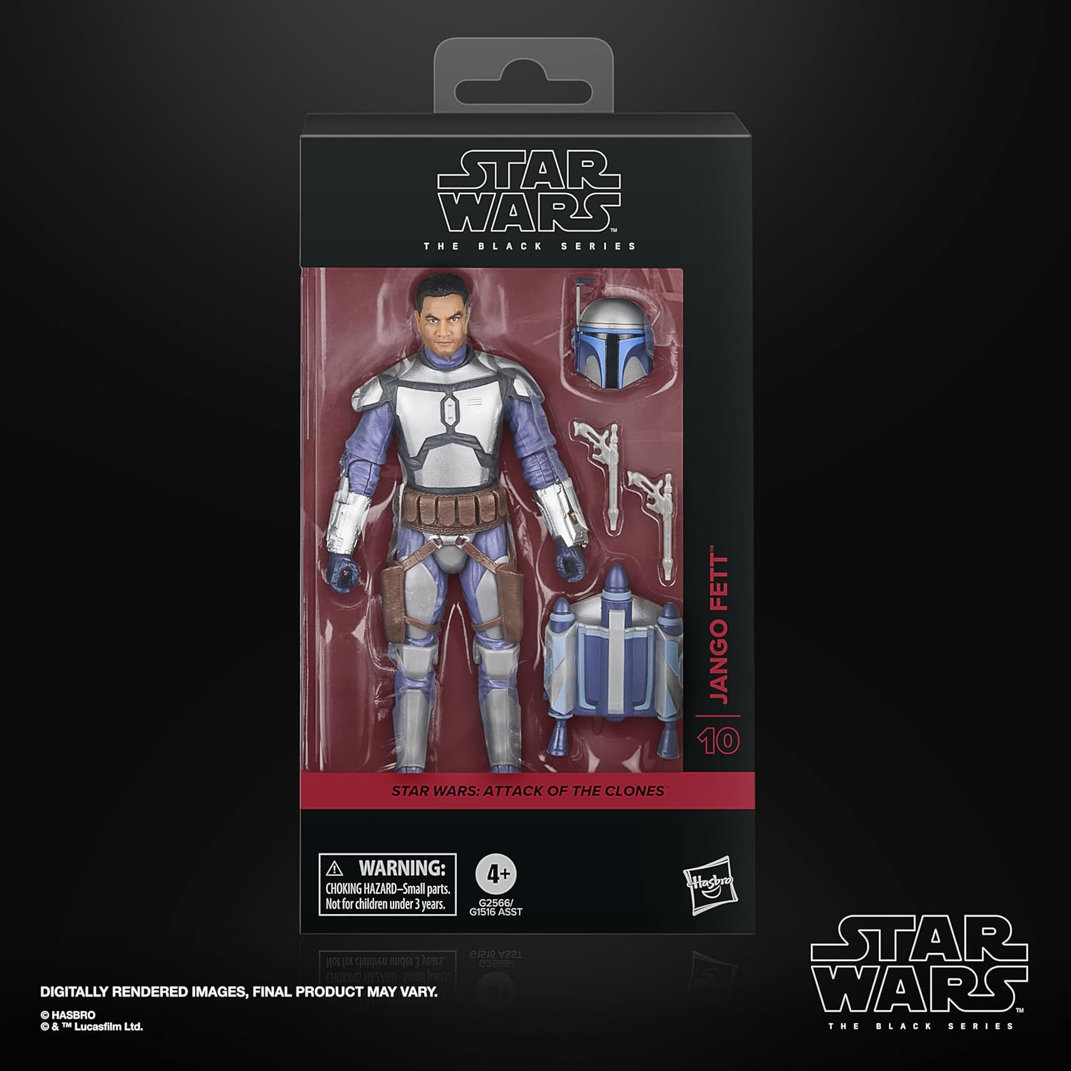 Thumbnail 1 de Star Wars The Black Series Jango Fett – Angriff der Klonkrieger Premium-Actionfigur, 15 cm