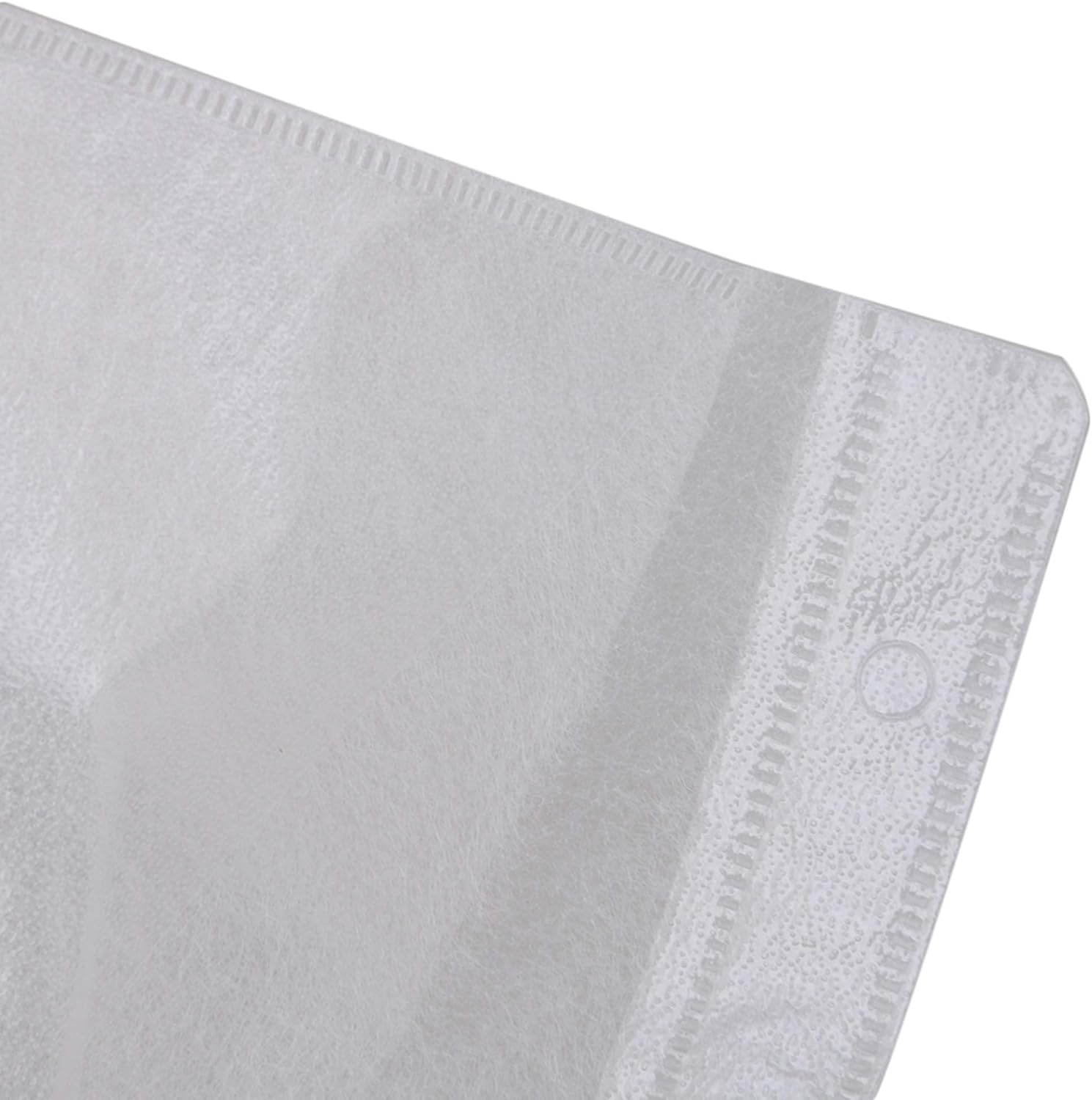 Detalle de Mxfans White Double-Sided CD/DVD Sleeves with Window and Flap – Pack of 500