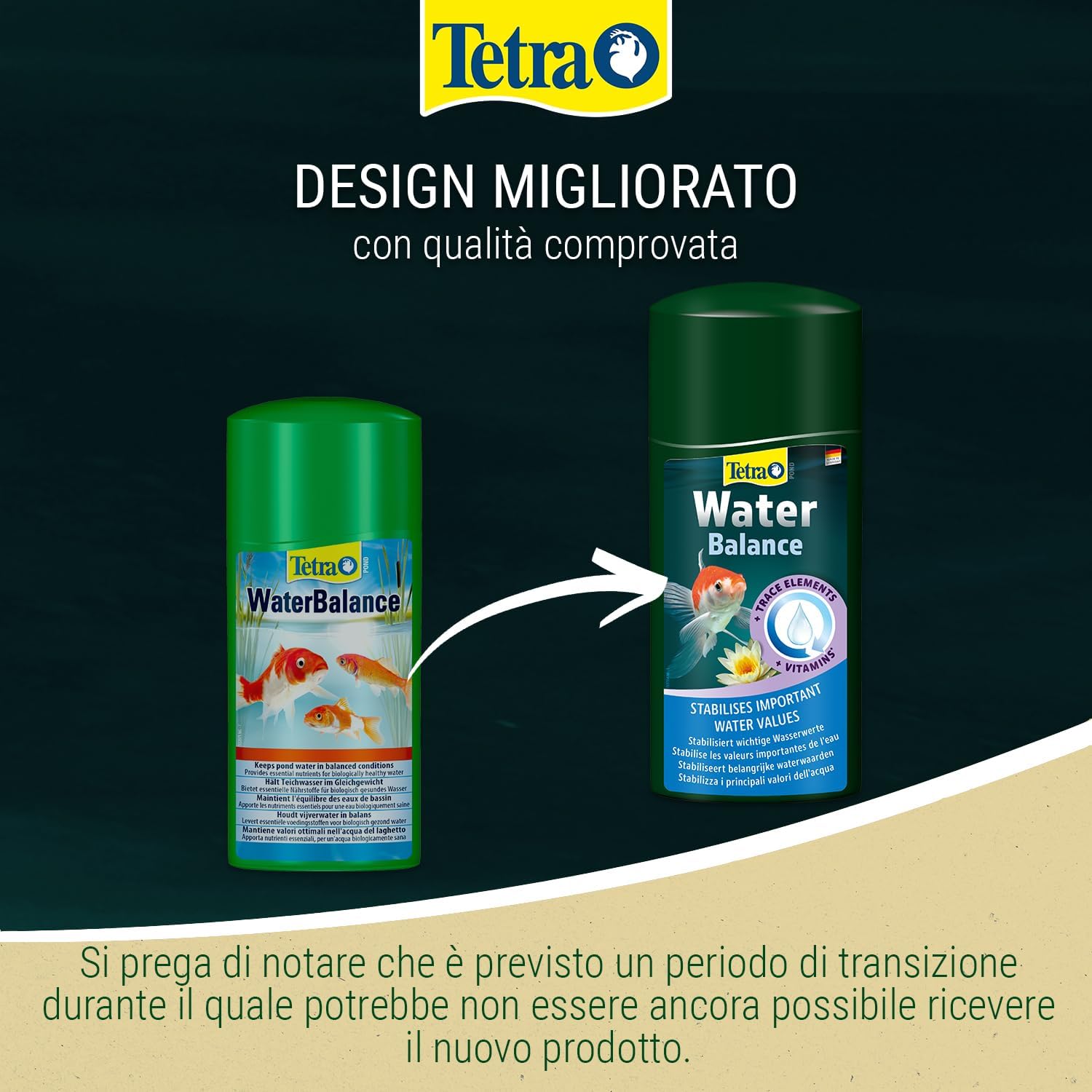 Detalle de Tetra Pond WaterBalance 500 ml: equilibrio biologico naturale per laghetti domestici