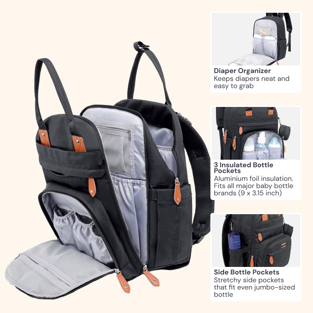 Thumbnail 3 de BabbleRoo Diaper Bag Backpack 26L