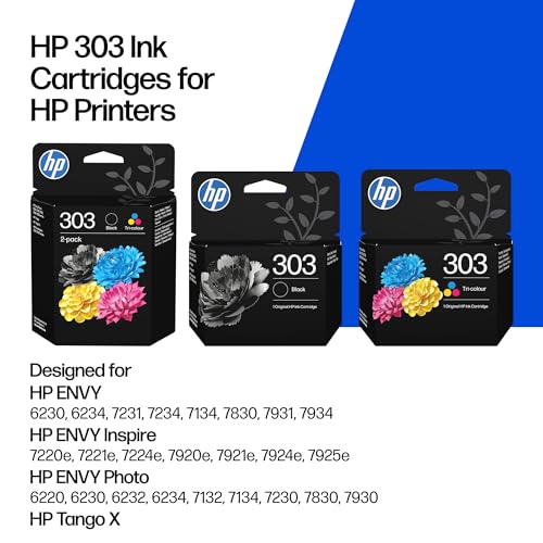 Detalle de HP 303 Black Original Ink Cartridge (HP ENVY & Inspire series)