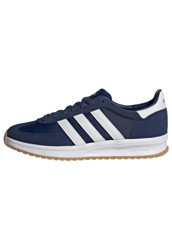 Detalle de adidas Hombre Run 70S 2.0 Shoes – Dark Blue/Cloud White, 43 1/3 EU