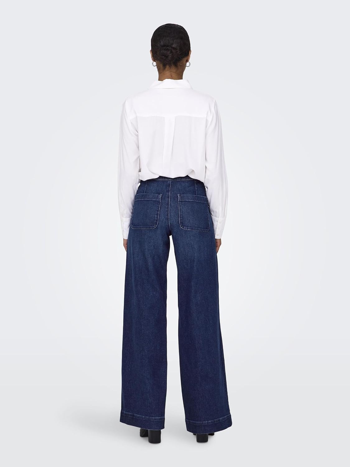 Thumbnail 4 de ONLY Onlmadison HW Button Wide Donna – Pantaloni leggeri e traspiranti