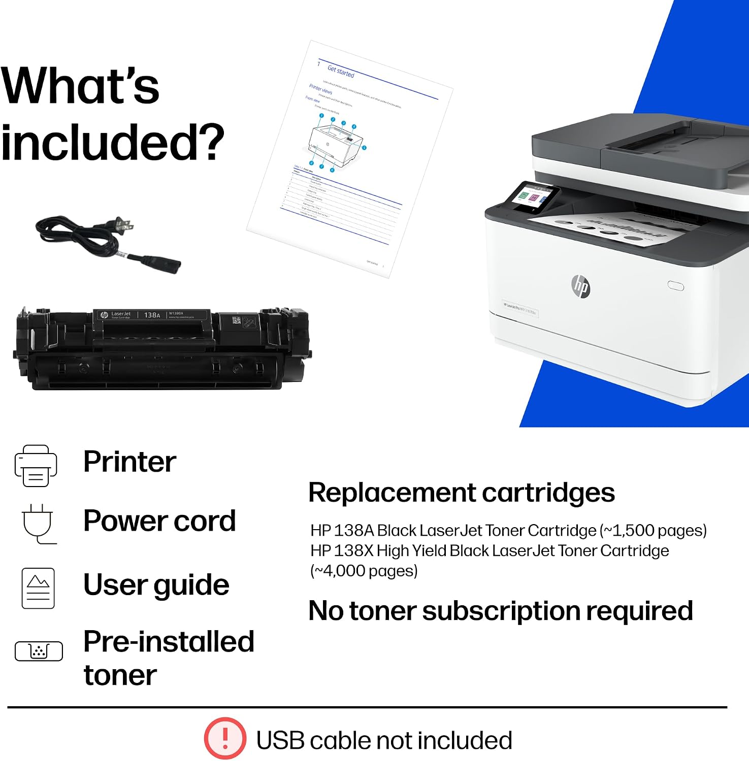 Thumbnail 6 de HP monochrome laser all-in-one printer 3101fdw