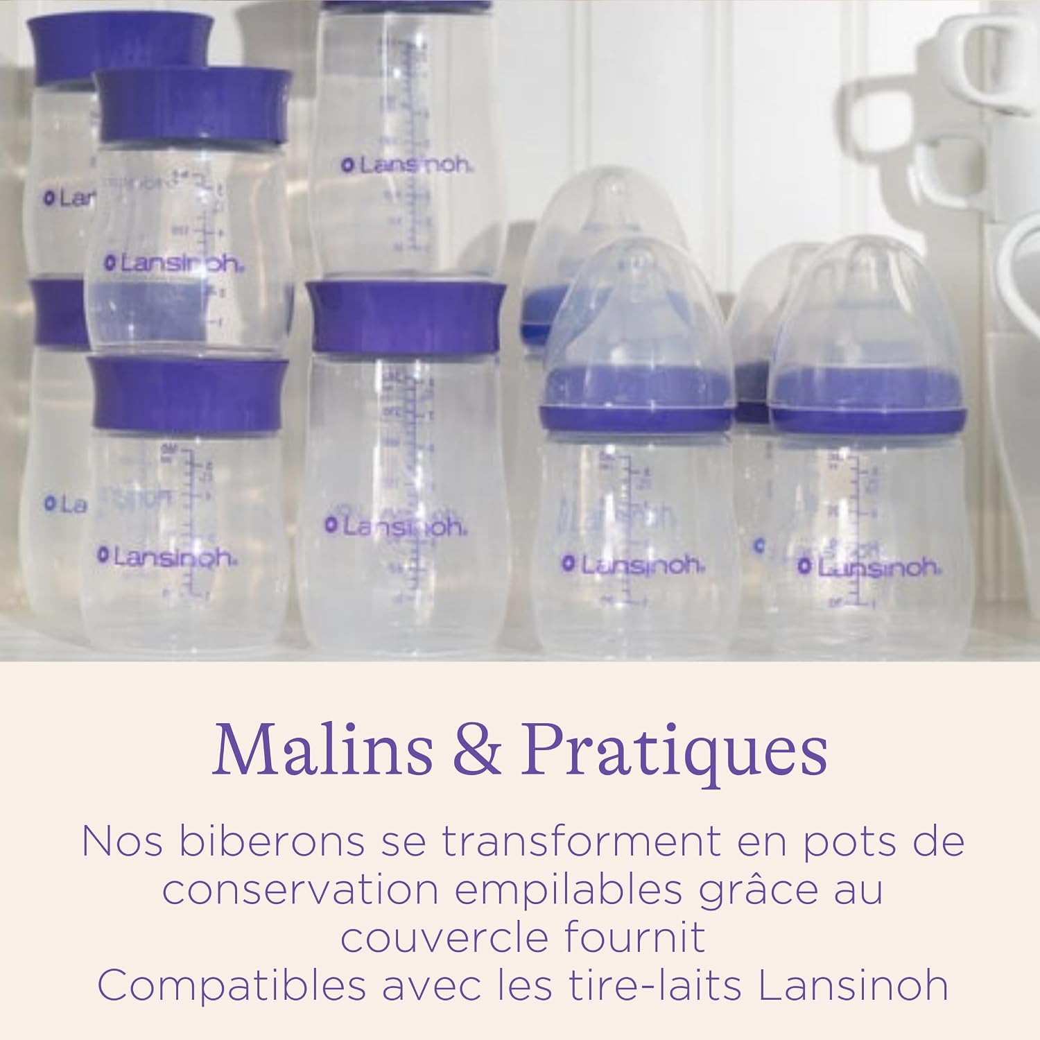 Thumbnail 3 de Lansinoh Starter Set Biberons Natural Wave avec AVS – Tétine Large Souple sans BPA