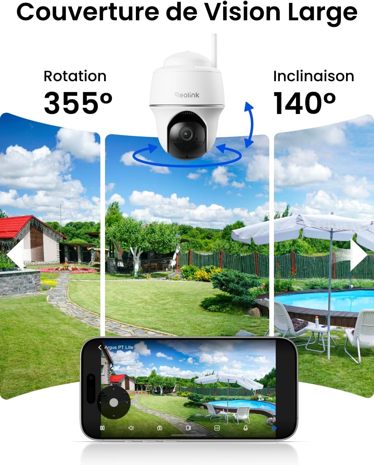 Thumbnail 3 de Reolink Kit Sécurité Solaire 360° 2K