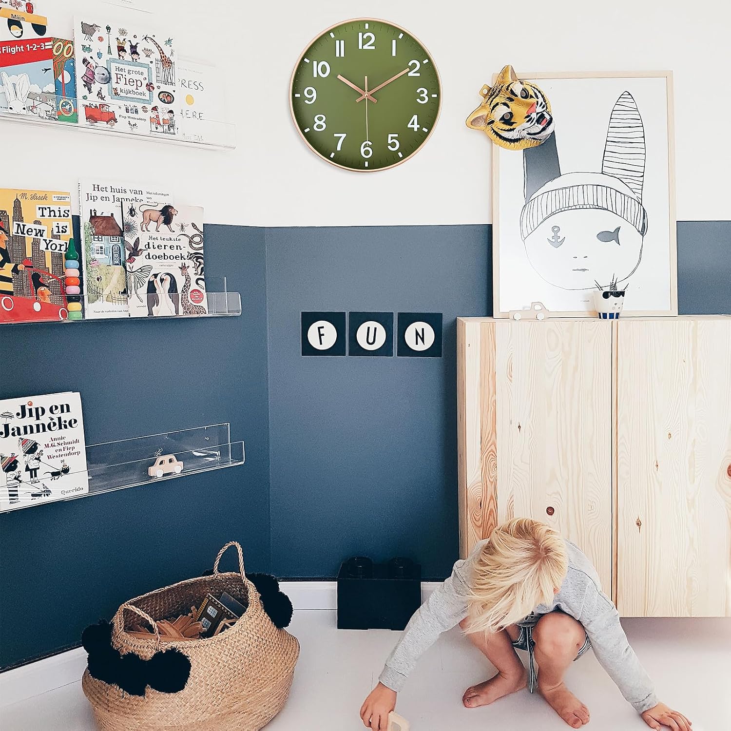 Detalle de AIRUIFU Wall Clock 8-Inch
