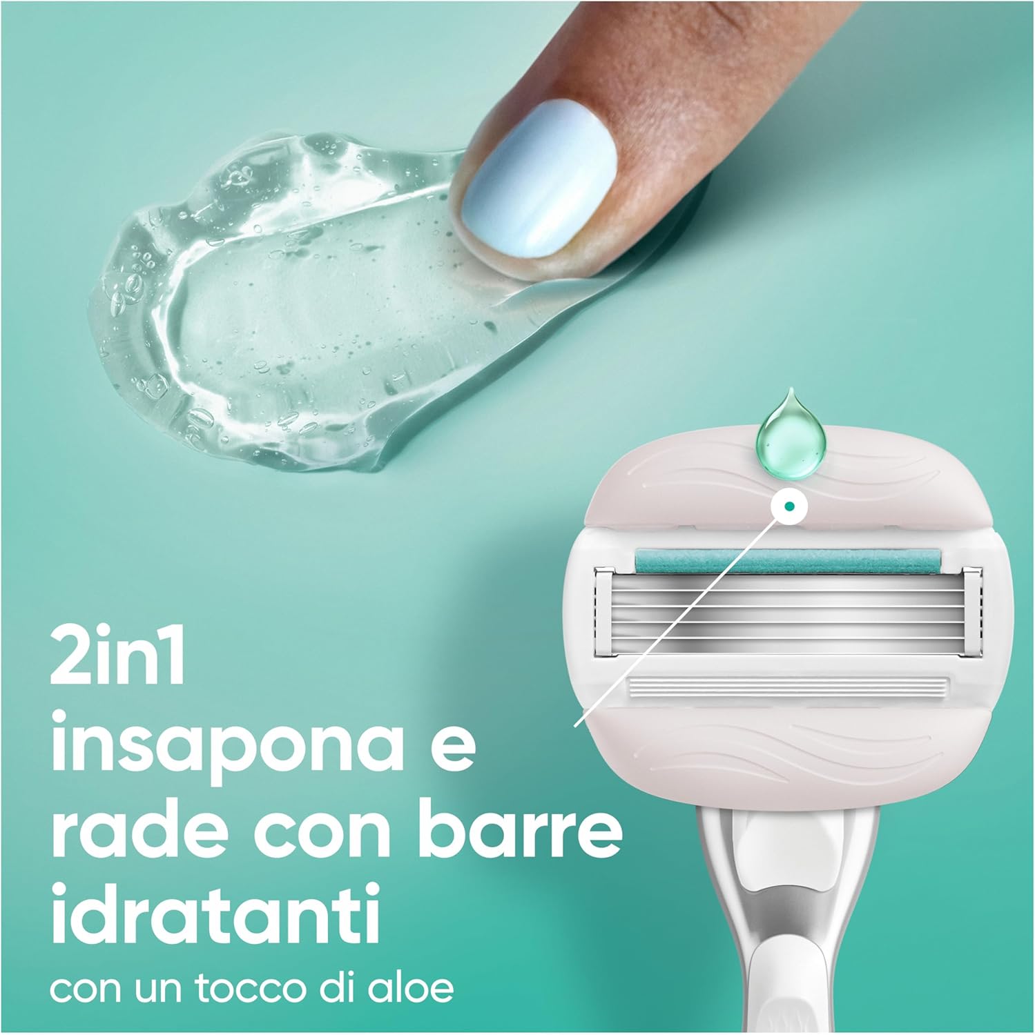 Thumbnail 3 de Gillette Venus ComfortGlide Sensitive 10 lamette donna, 5 lame 🎀