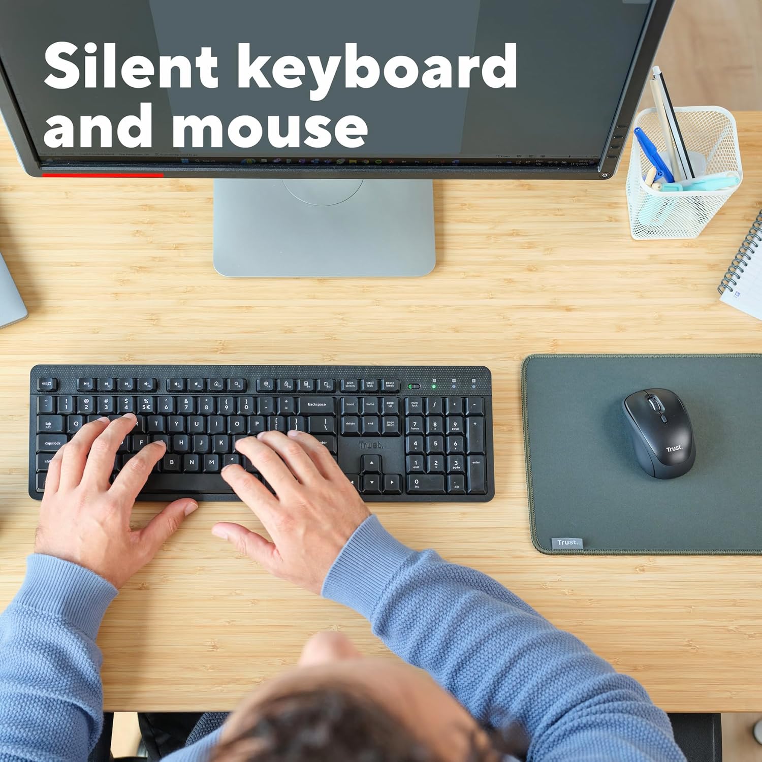 Thumbnail 4 de Trust Ymo II Silent Wireless Keyboard and Mouse Set