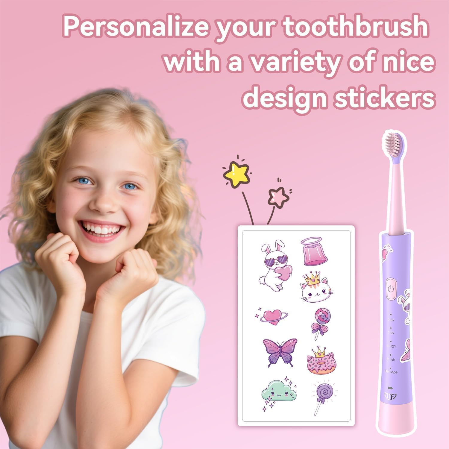 Detalle 2 de JTF Kids Electric Toothbrush 2‑Hour Charge
